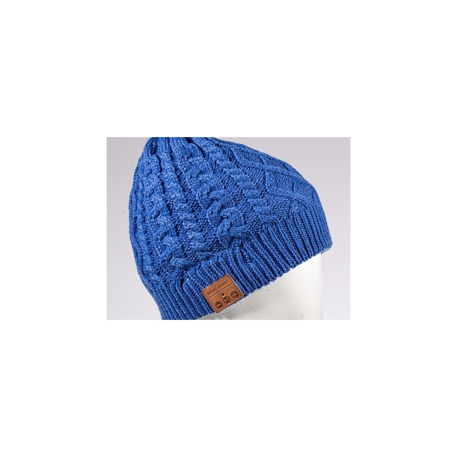 Bluetooth 4.1 Hands-free Stereo Music Double Layer Beanie Blue