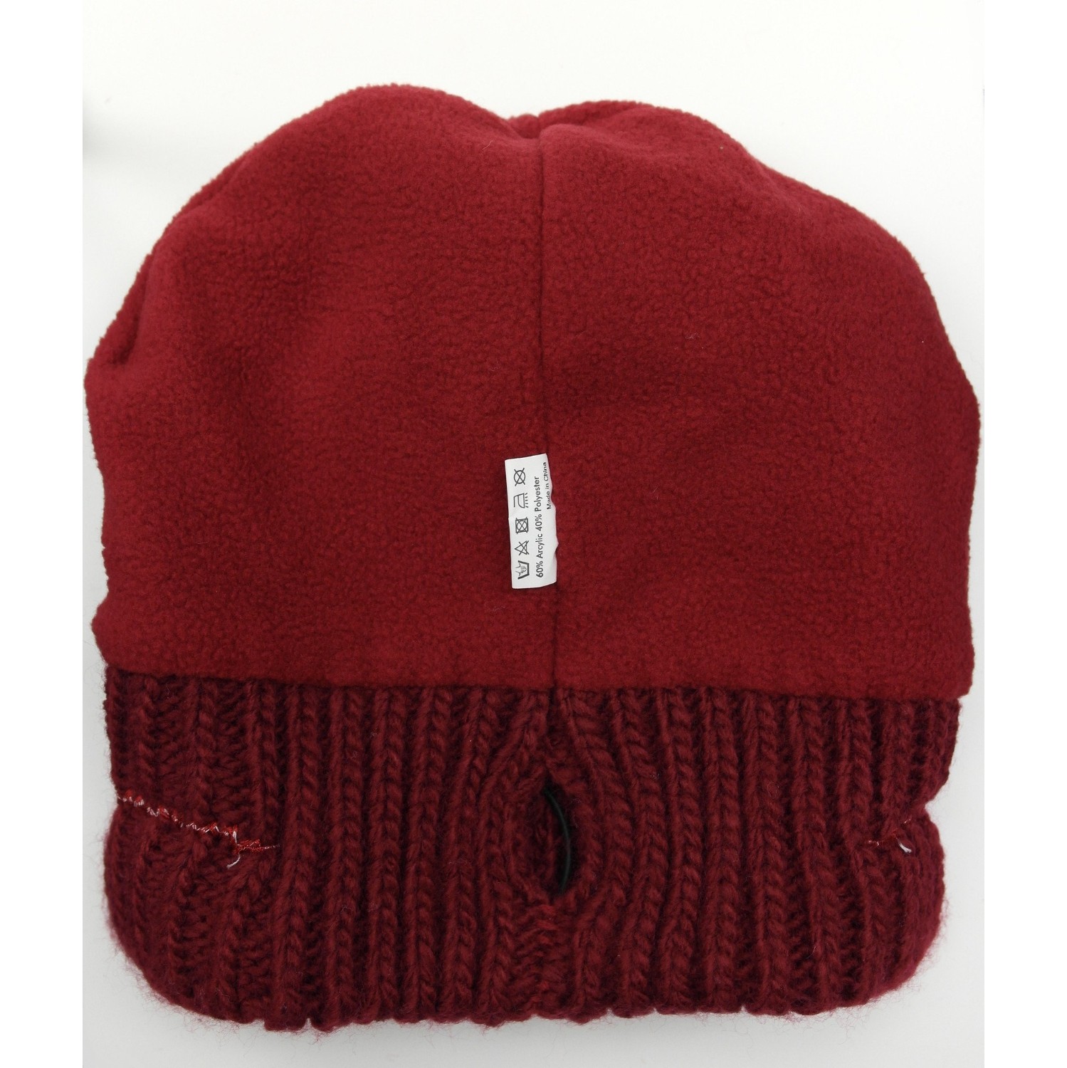 Bluetooth 4.1 Hands-free Stereo Music Double Layer Beanie Red