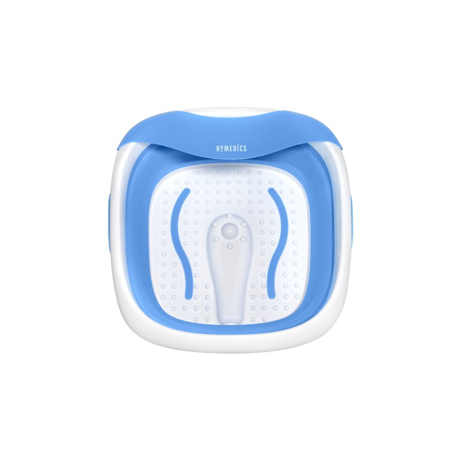 Homedics Collapsible Foot Spa with Heat, Massaging Bubbles, & Heat Maintenance