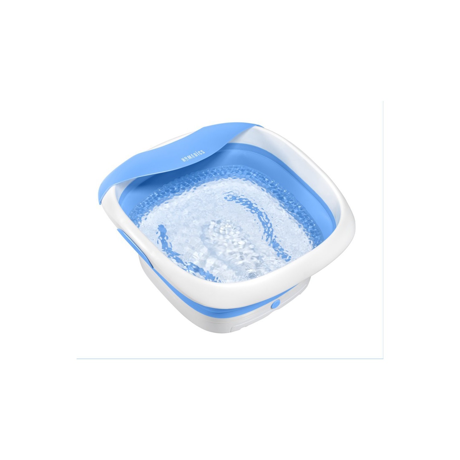 Homedics Collapsible Foot Spa with Heat, Massaging Bubbles, & Heat Maintenance