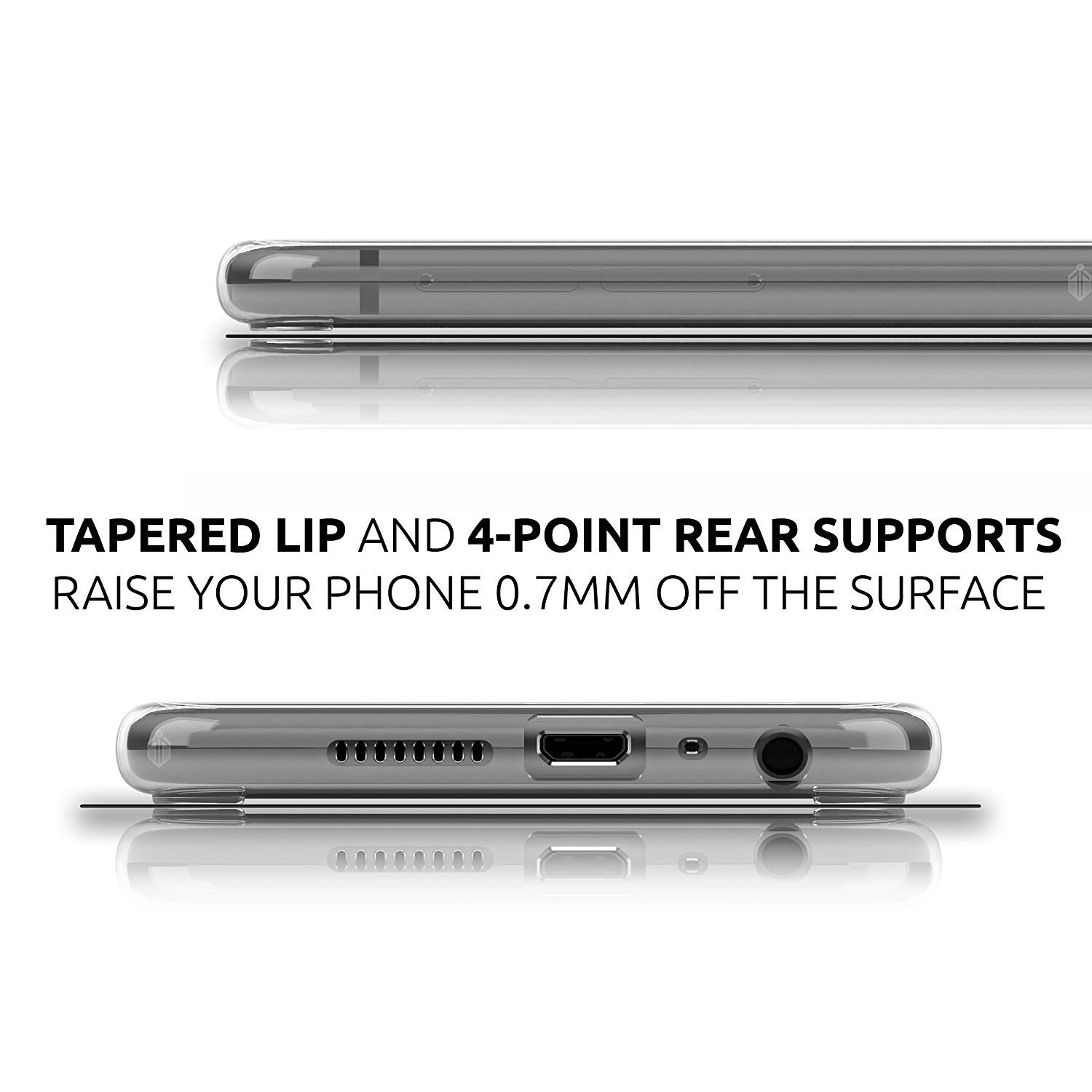 Inskin Fitted Hard Shell Case - Clear