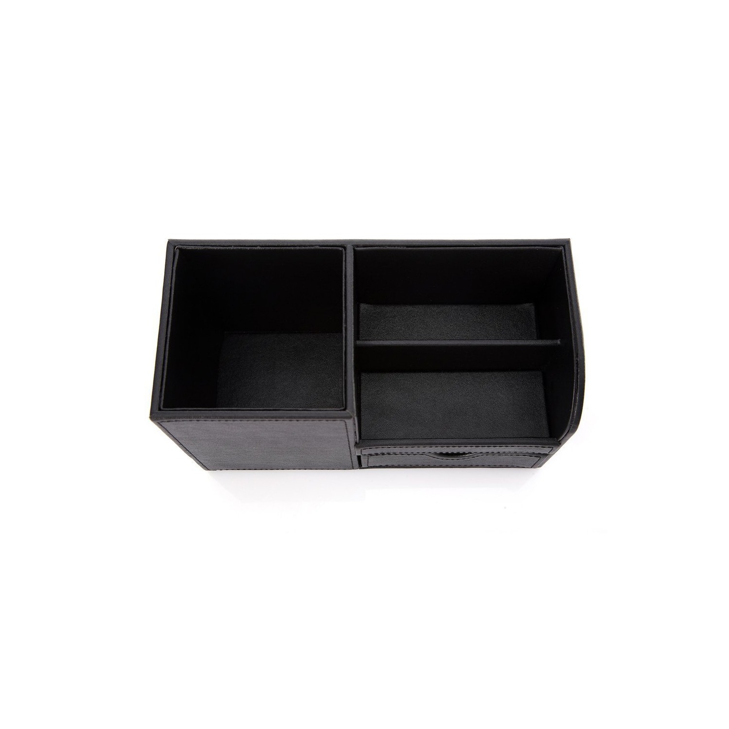 Range-tout de bureau multifonction - stylo/crayon - téléphone cellulaire, porte-télécommande couleurs - noir