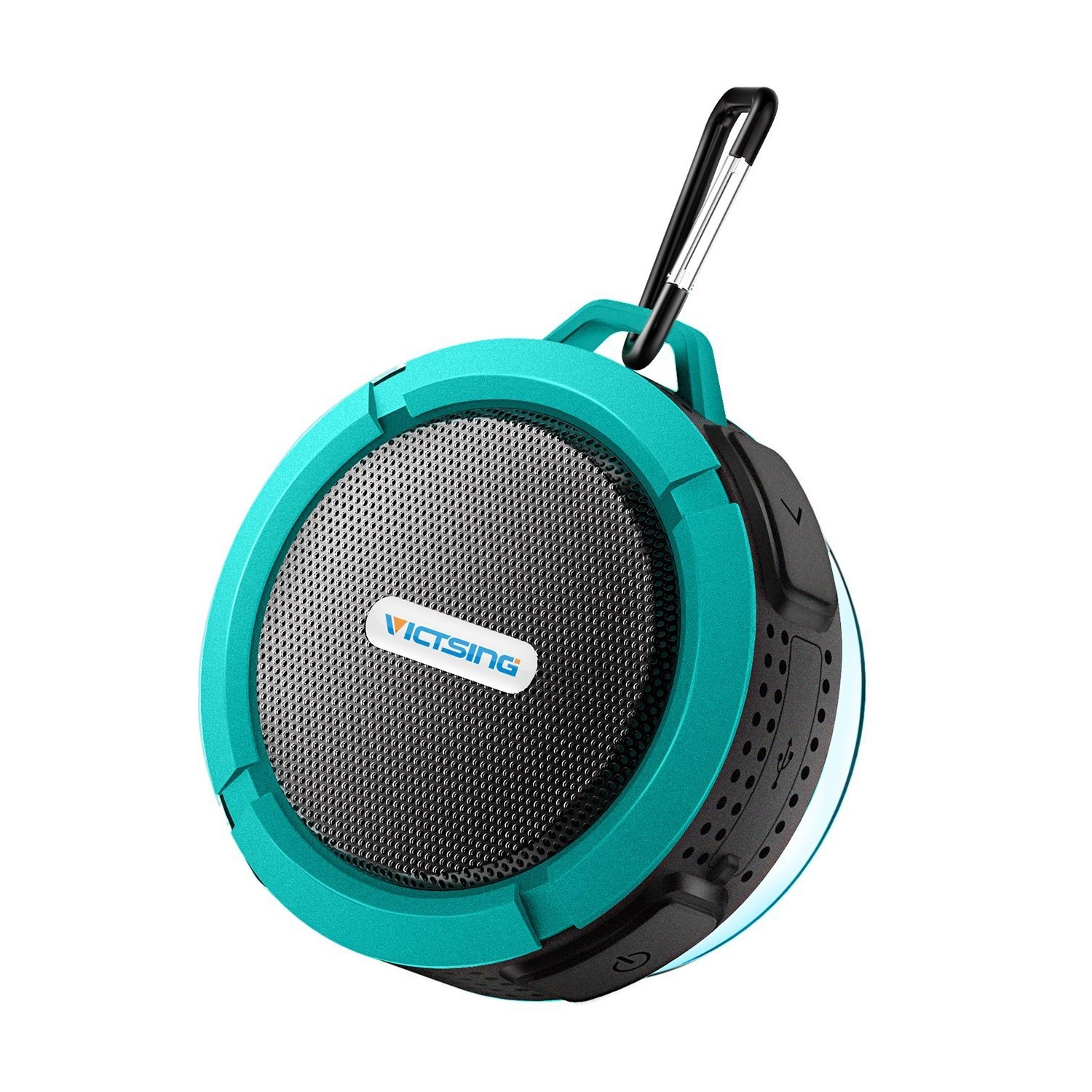 Bluetooth Shower Speaker Water Resistant Wireless Bluetooth Shower Speaker Water Resistant Wireless Build In Microphone Solid Suction Cup Only