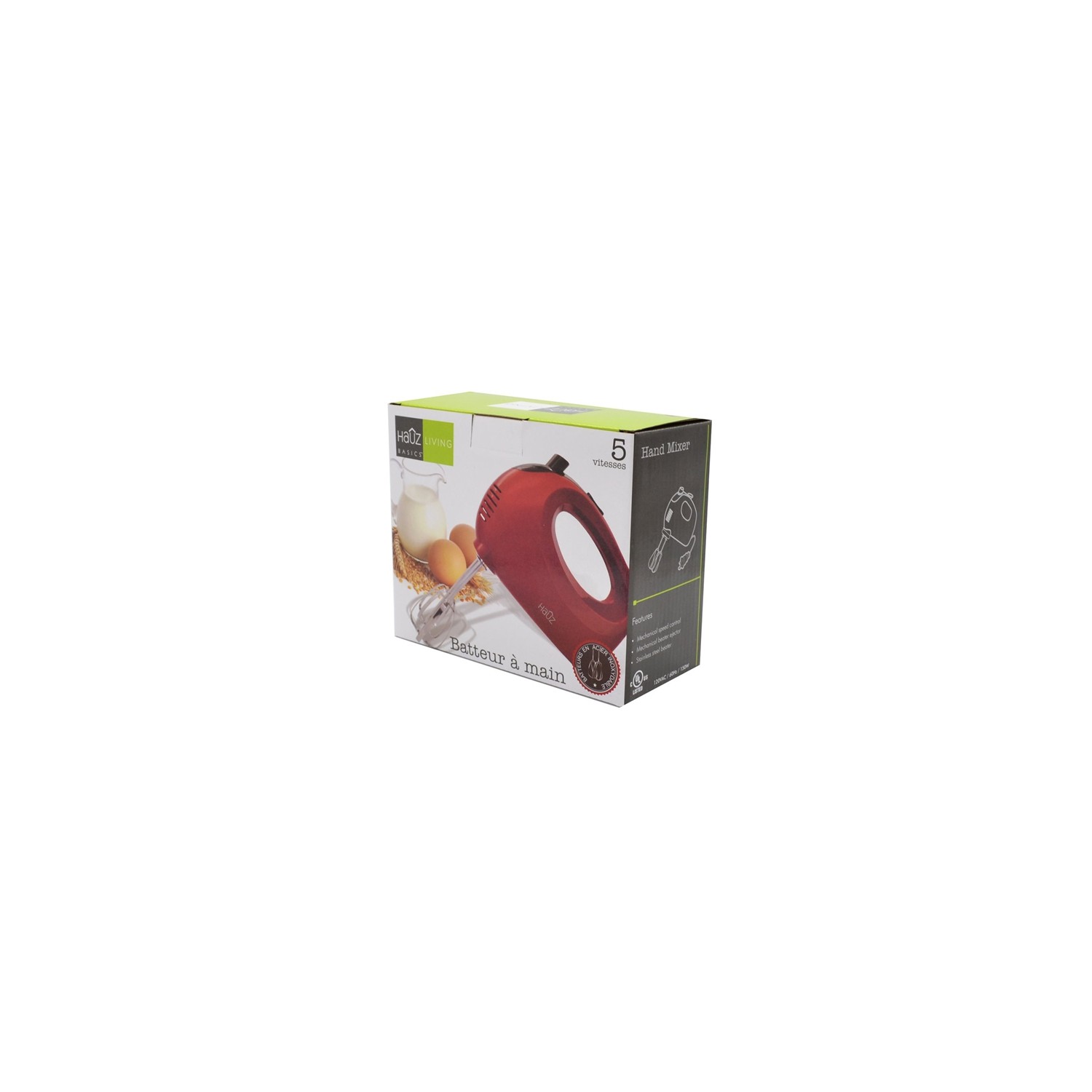 Hauz Hand Mixer 150W Red