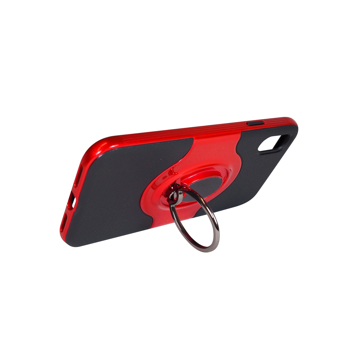 Étui souple ajusté d’Exian pour iPhone X - Rouge