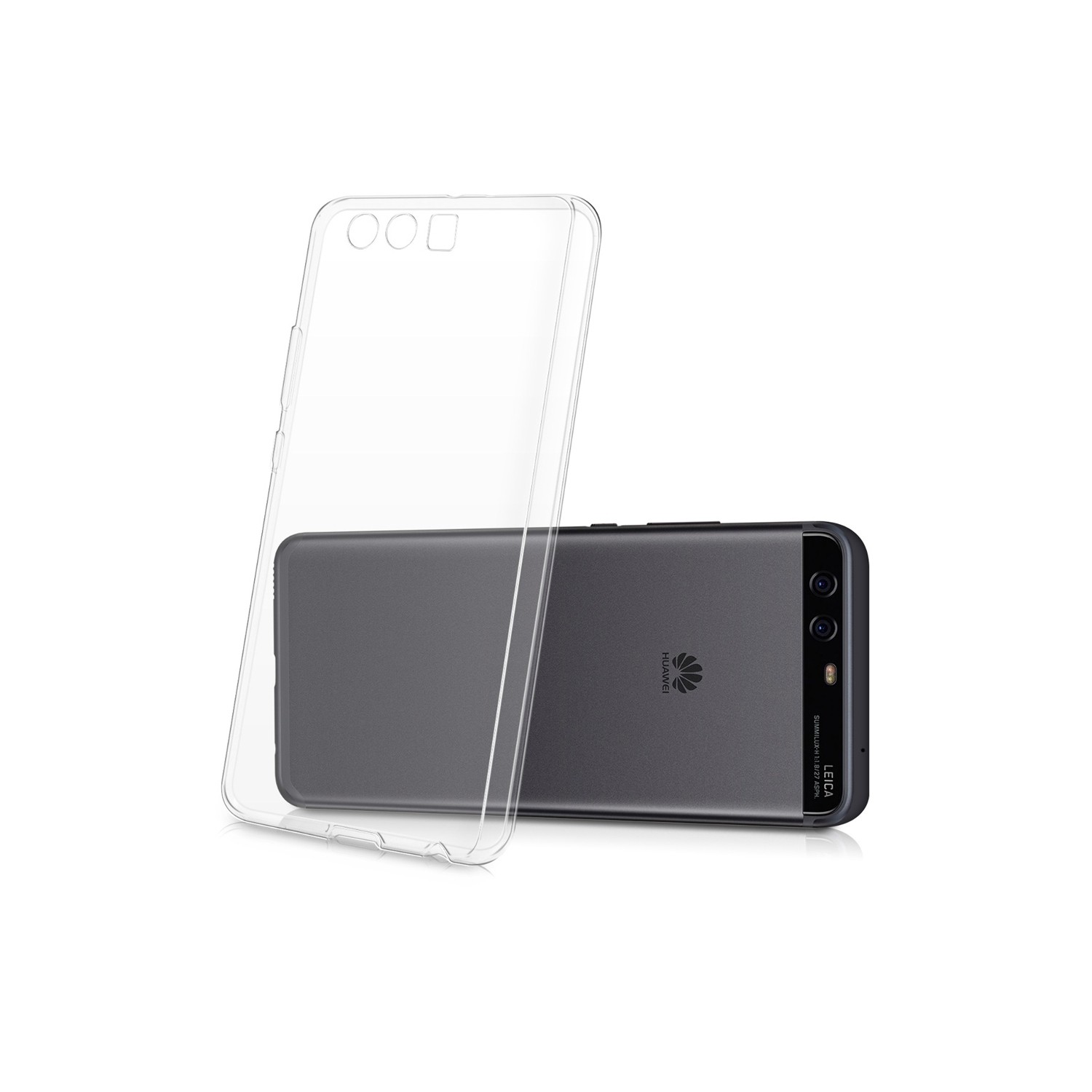 Exian Huawei P 10 Plus TPU Slim Case Transparent Clear