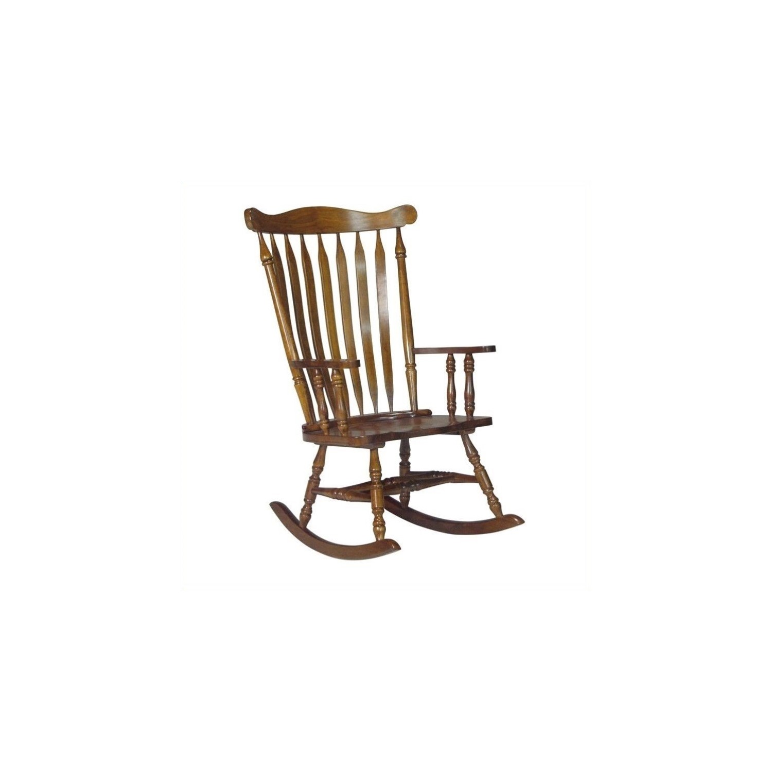 International Concepts Home Accent Solid Wood Rocker in Espresso
