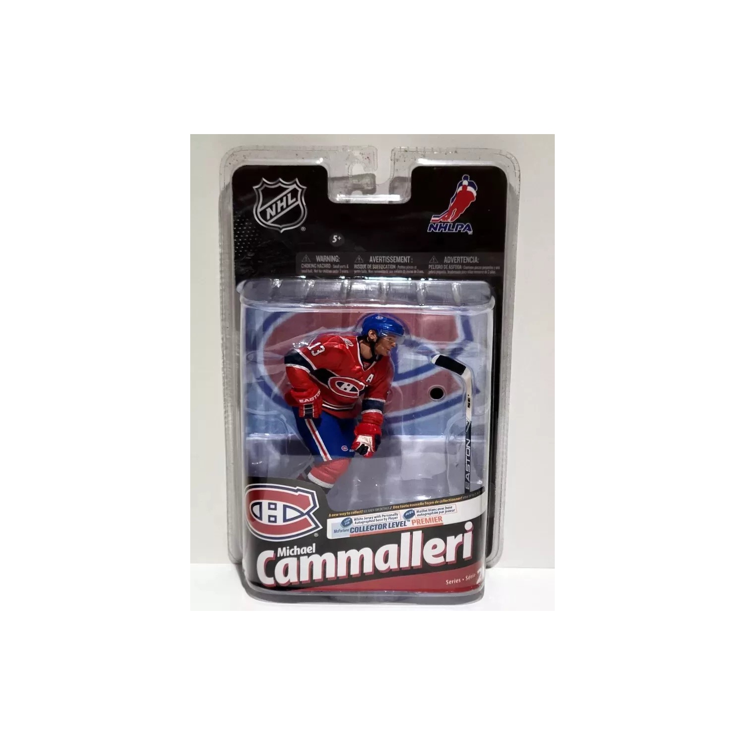 Michael Cammalleri Red Jersey - NHL Hockey Action Figure Series 24 McFarlane Toys