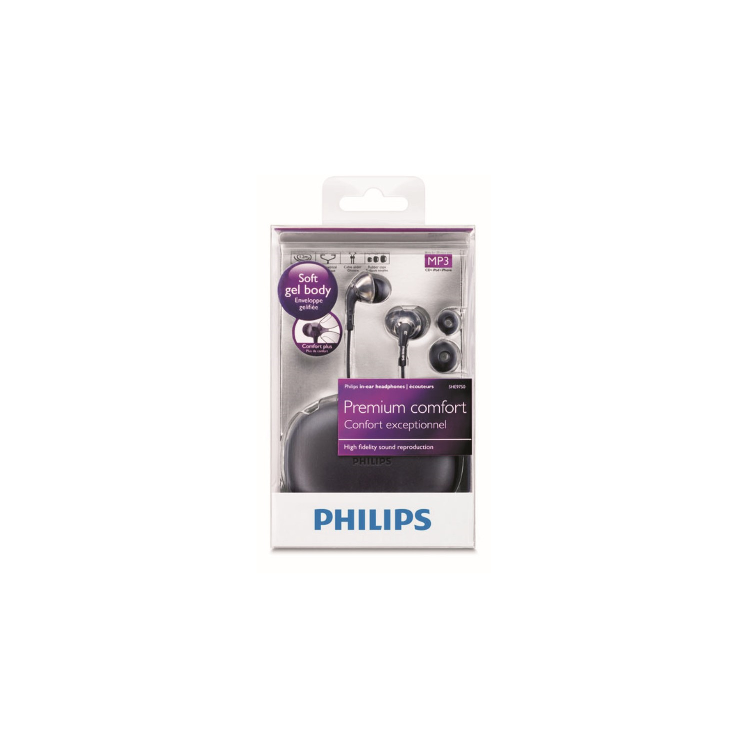 Philips In-Ear/Ear Bud Headphone - Black