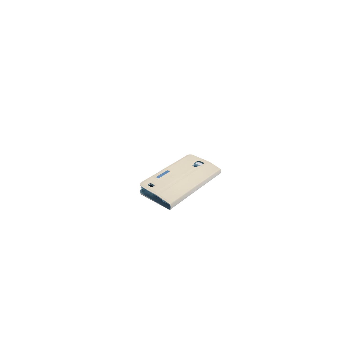 Étui folio de BASEUS pour g-s4 i9500 21896 po de samsung, blanc/bleu