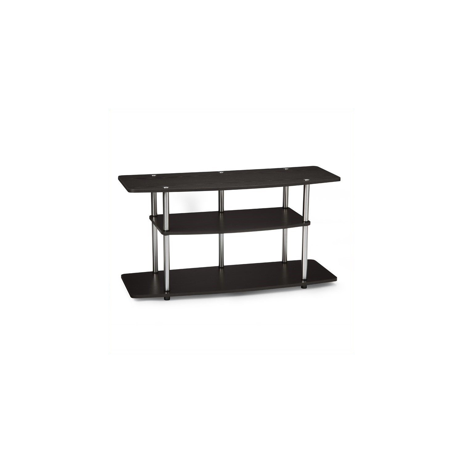Convenience Concepts Designs2Go 3 Tier Wide TV Stand in Black