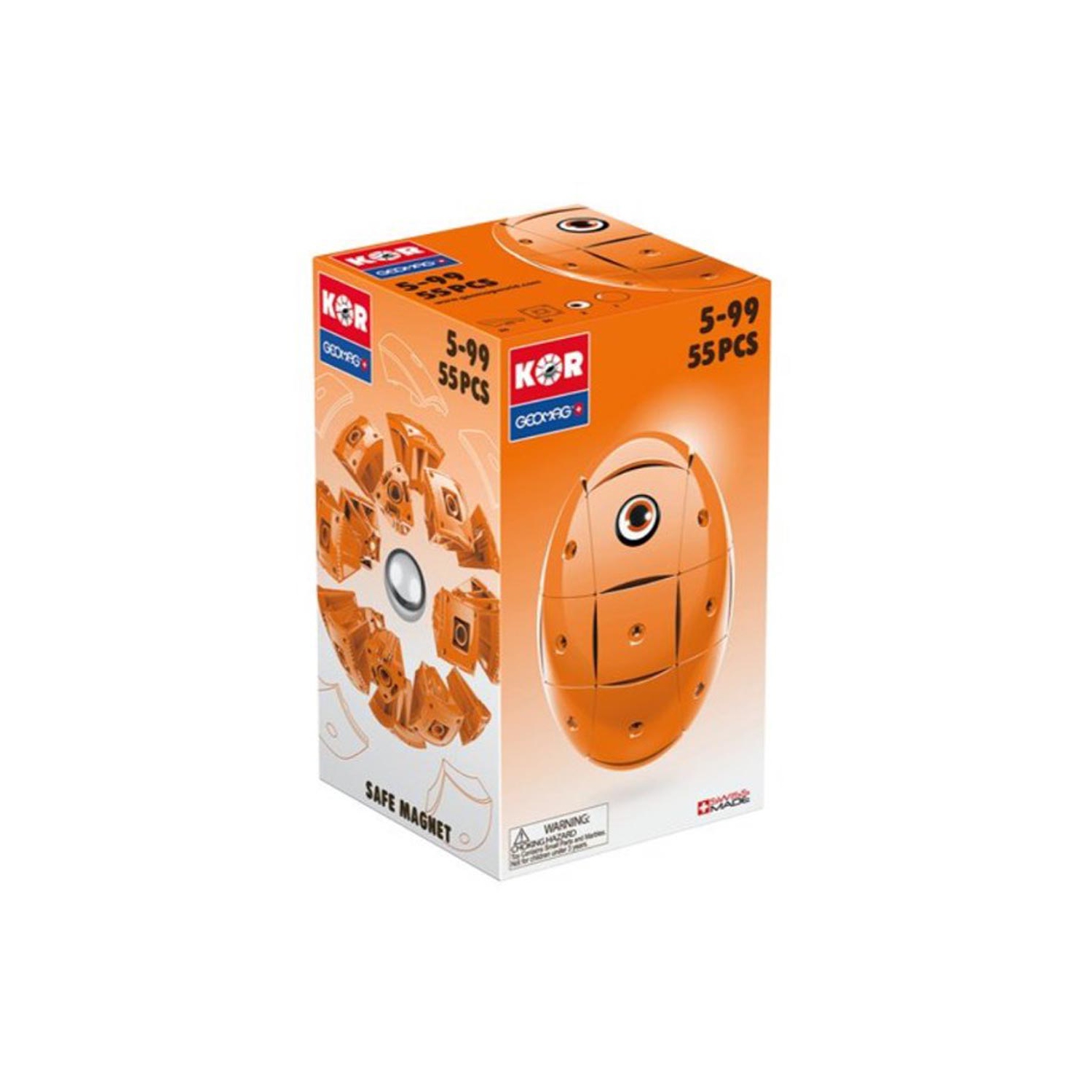 Stem Kor Magnetic Building Sets, Orange