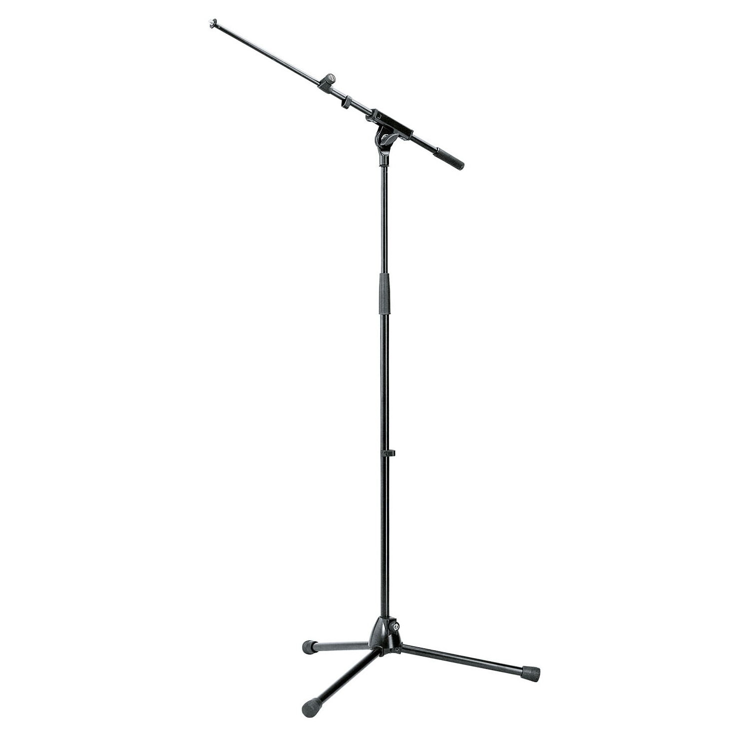 K&M 210/8 Tele-boom Microphone Stand - Black