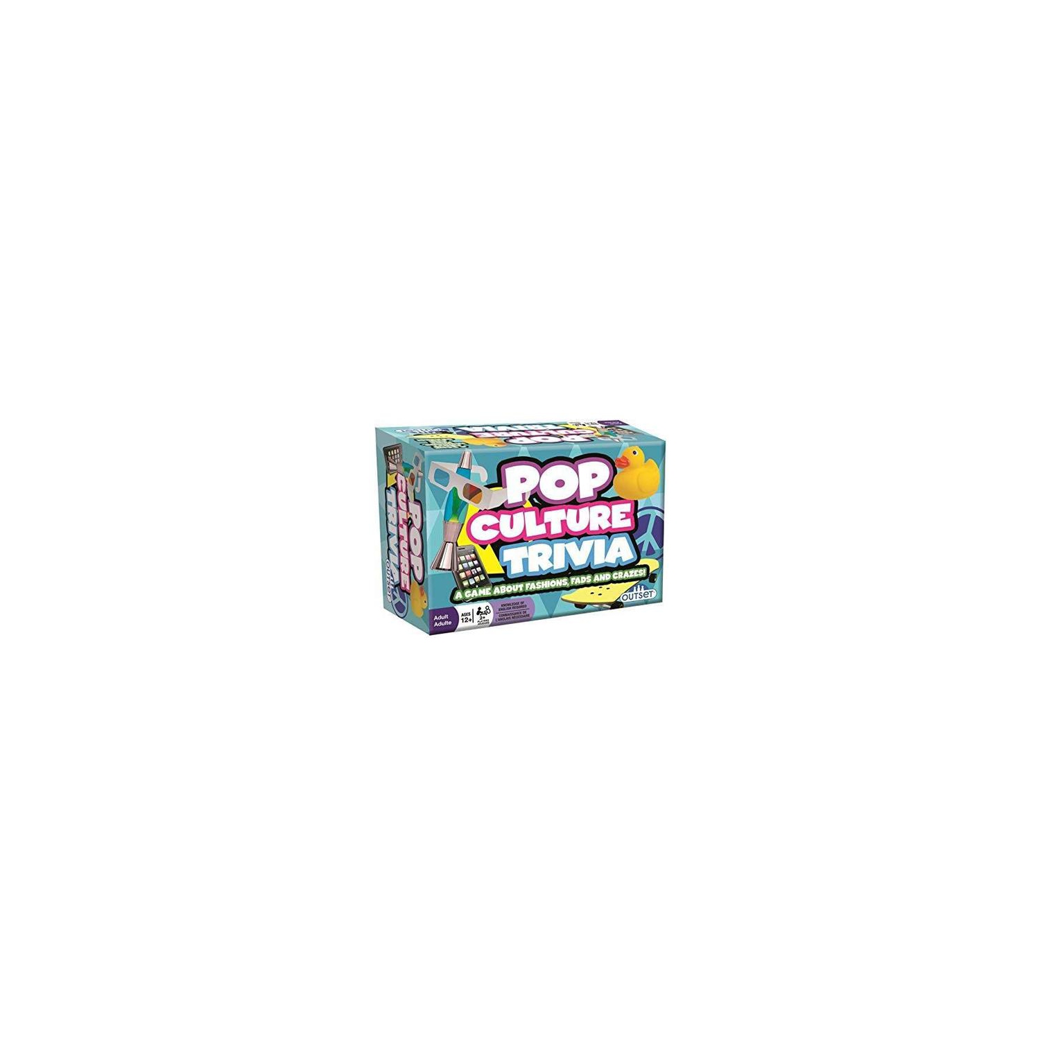 Pop Culture Trivia - A Game About Fashions Fads And Crazes - Features 220 Cards With Over 800 Questions And Answers