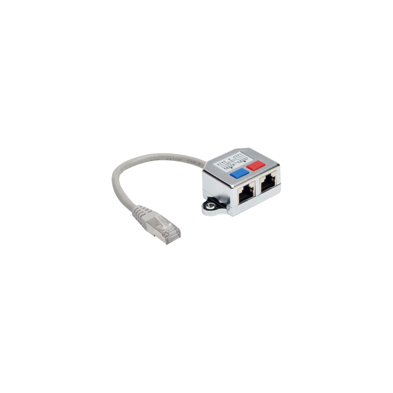 Tripp Lite – Câble adaptateur répartiteur 2 à 1 RJ45, 10/100 Ethernet Cat5/Cat5e, 6 po