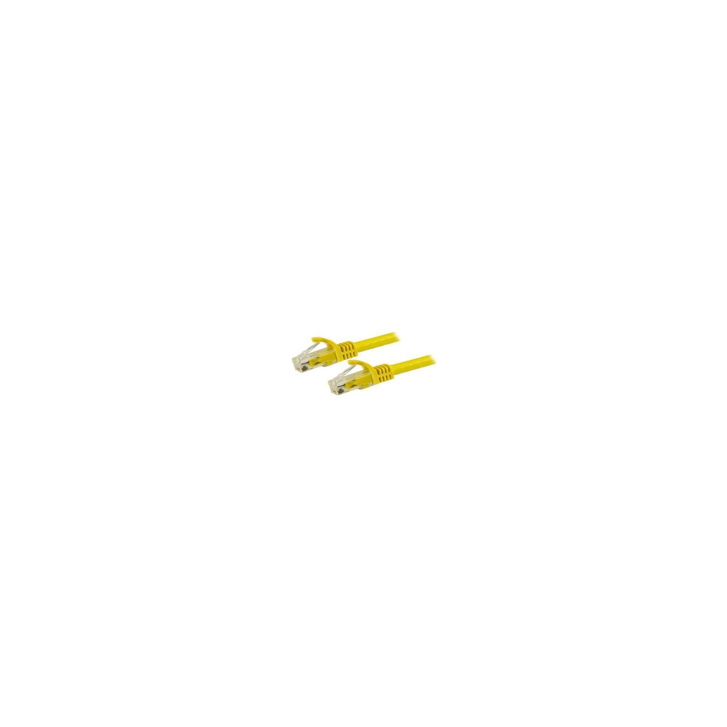 STARTECH N6PATCH5YL 5 FT. YELLOW CAT6 PATCH CABLE WITH SNAGLESS RJ45 CONNECTORS CAT6 ETHERNET CABLE 5 FT. CAT6 UTP CABLE