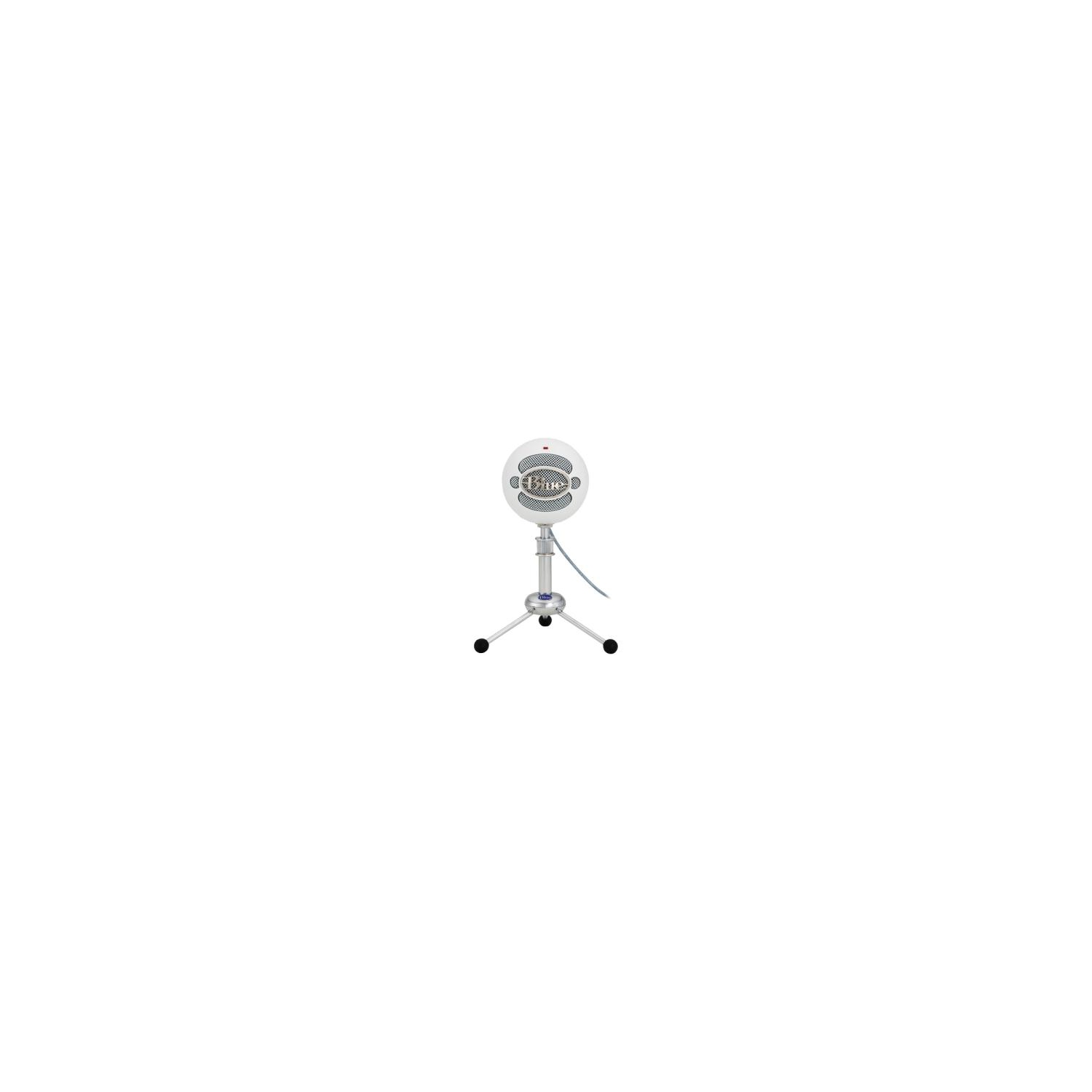 Blue Snowball iCE Condenser Microphone, Cardioid - White