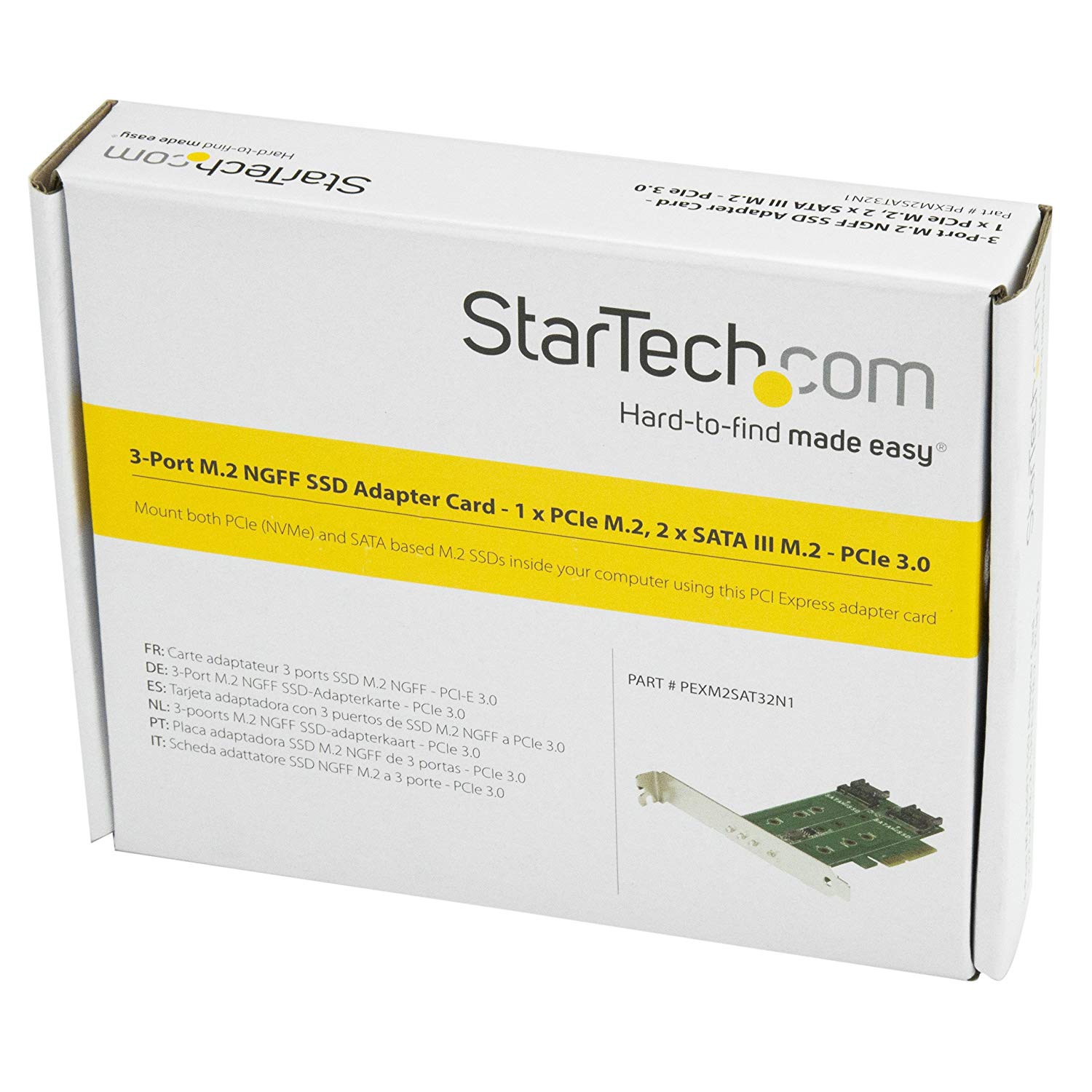 INSTALLEZ LES DISQUES SSD M.2 PCIE ET SATA À L’INTÉRIEUR DE VOTRE ORDINATEUR GRÂCE À CETTE CARTE ADAPTATEUR PCI EXPRESS À 3 PORTS