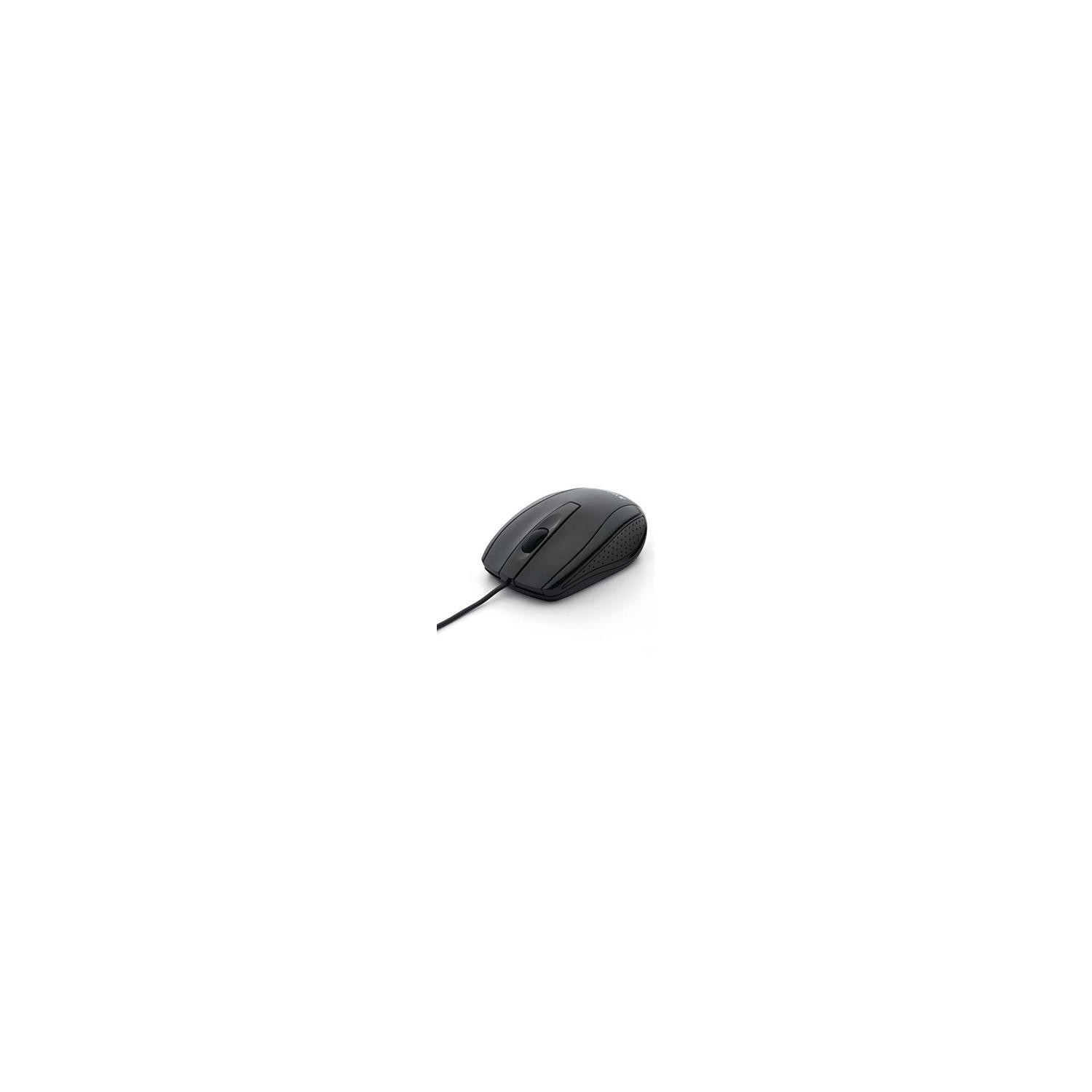 VERBATIM OPTICAL MOUSE WIRED WITH USB ACCESSIBILITY MAC & PC COMPATIBLE BLACK 98106