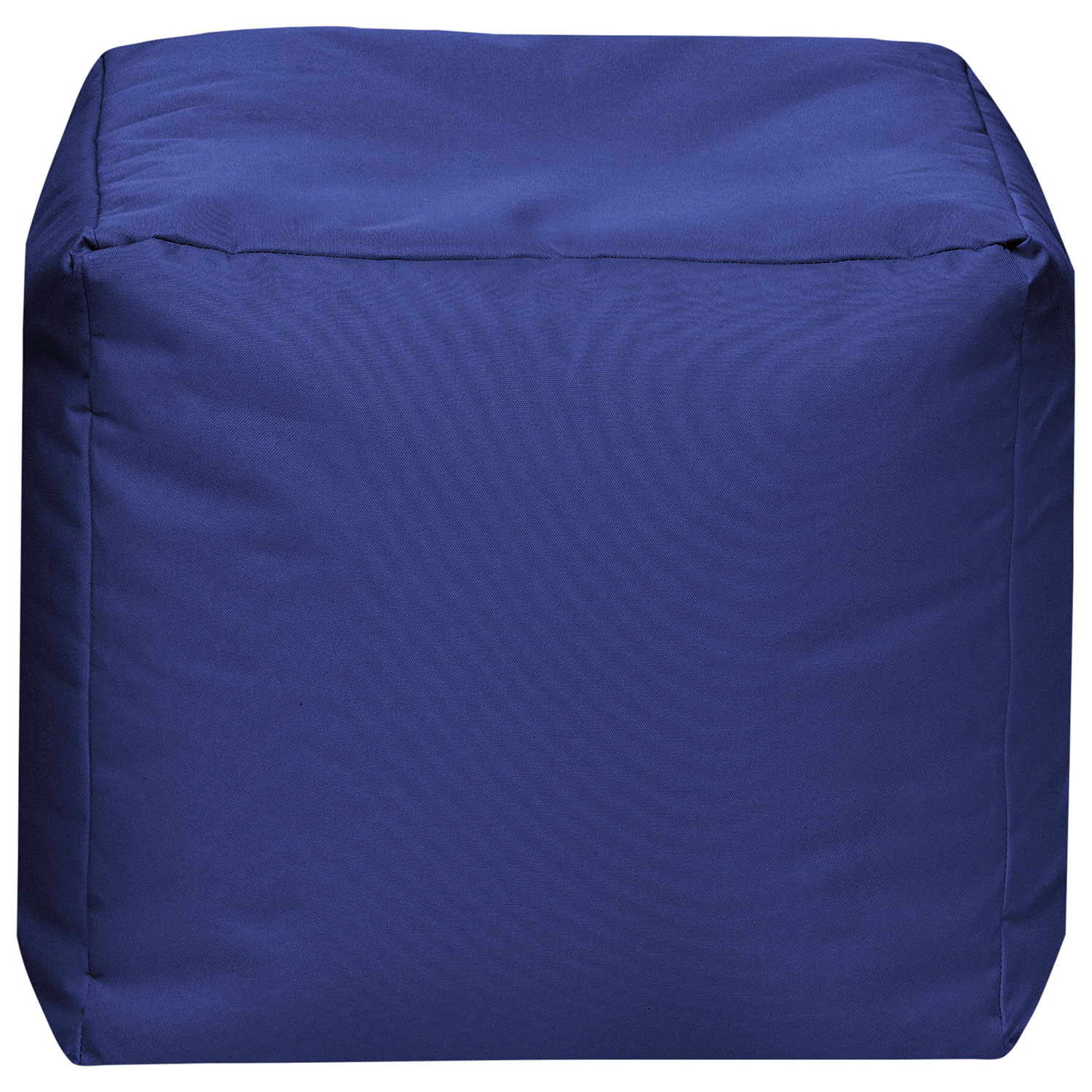 Fauteuil poire contemporain Cube Brava - Bleu royal