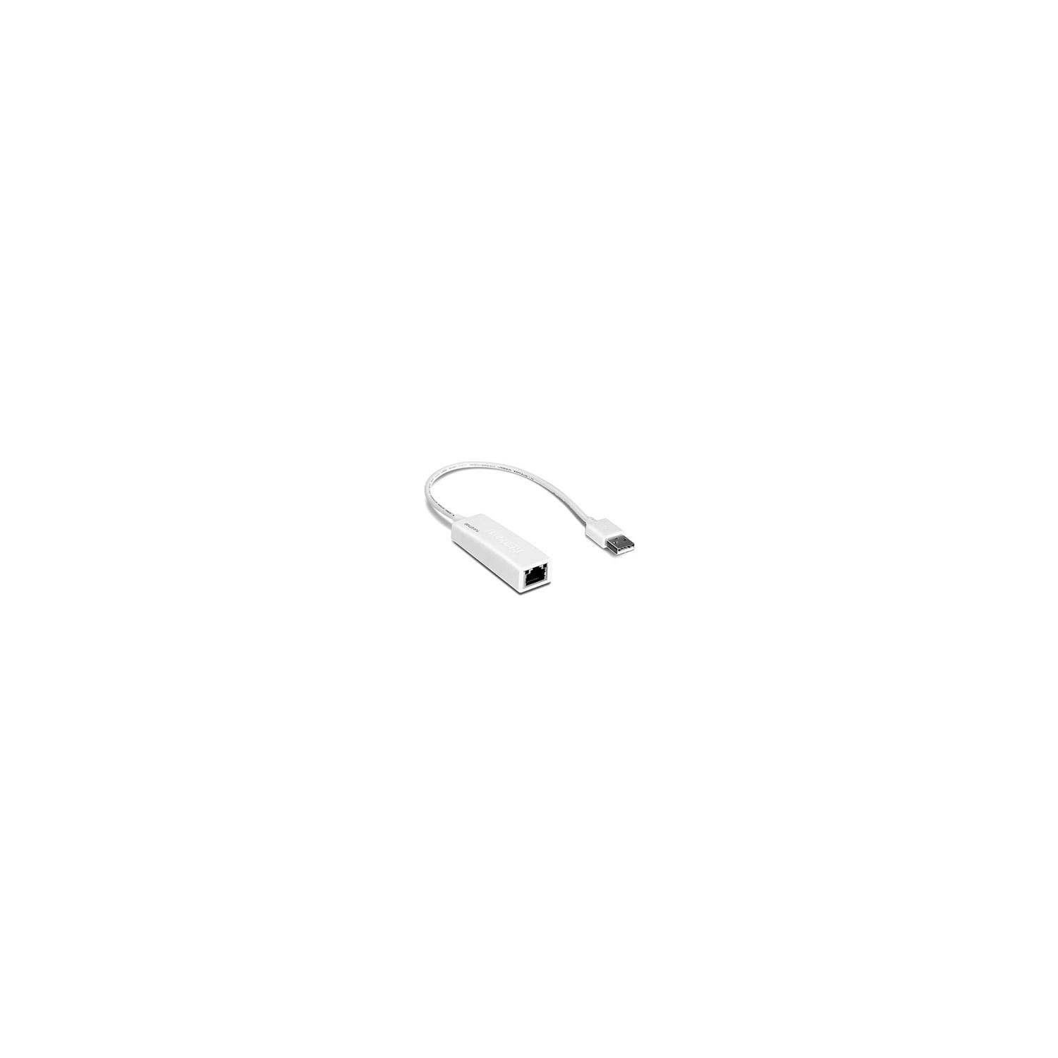 TRENDNET TU2-ET100 FAST ETHERNET ADAPTER USB 1 X RJ-45 , 1 X TYPE B 10/100BASE-TX