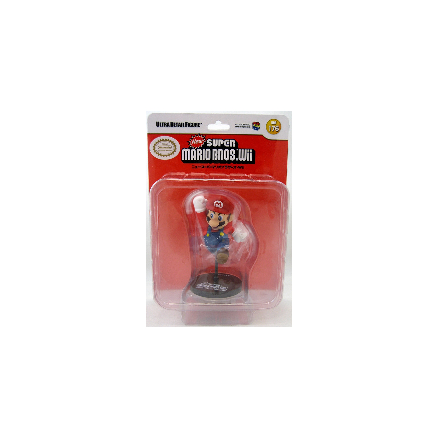 Nintendo Ultra Detail Figure Series 2 Inch Static Figure Super Mario Brothers Wii - Mario UDF #176