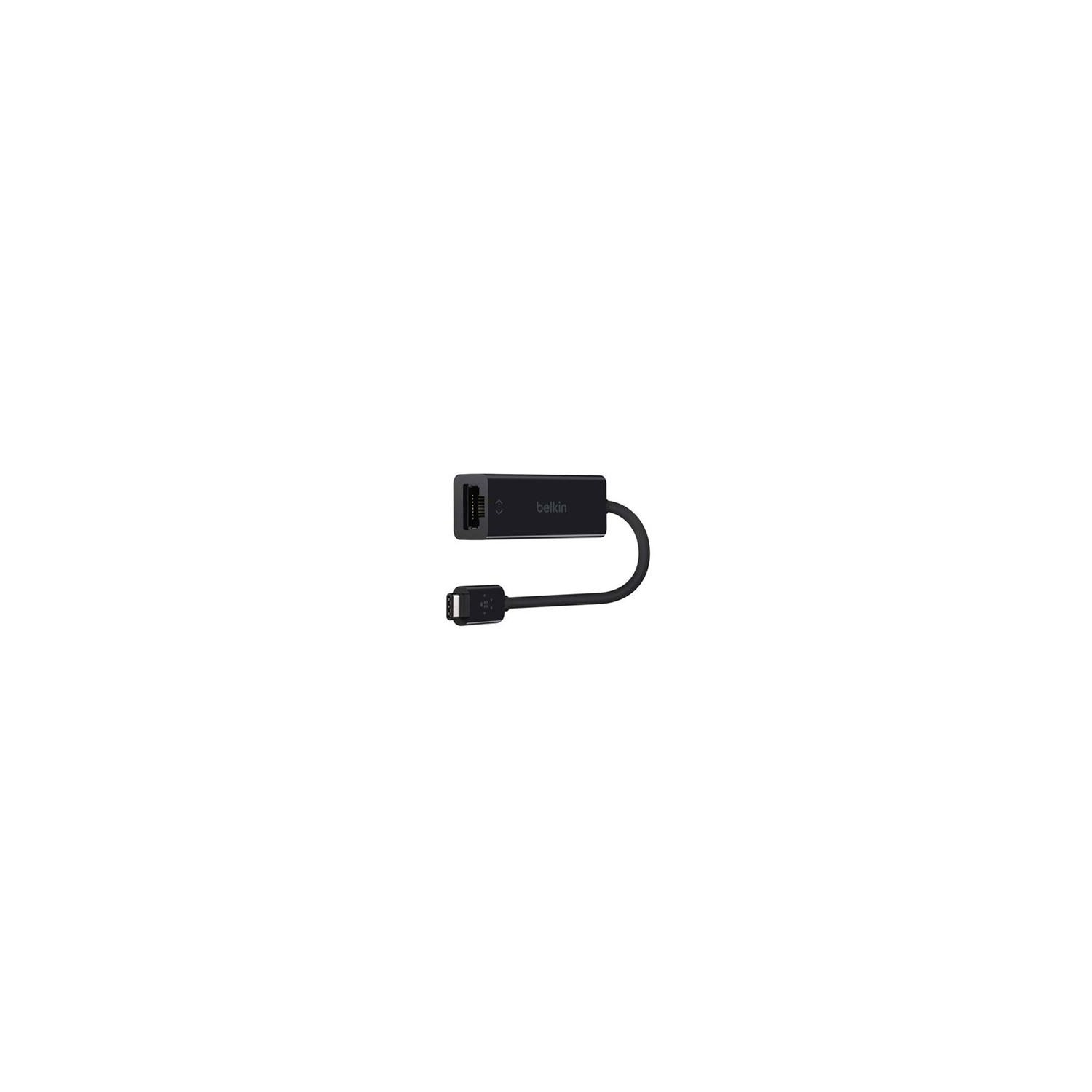 BELKIN USB C TO ETHERNET ADAPTER F2CU040BTBLK