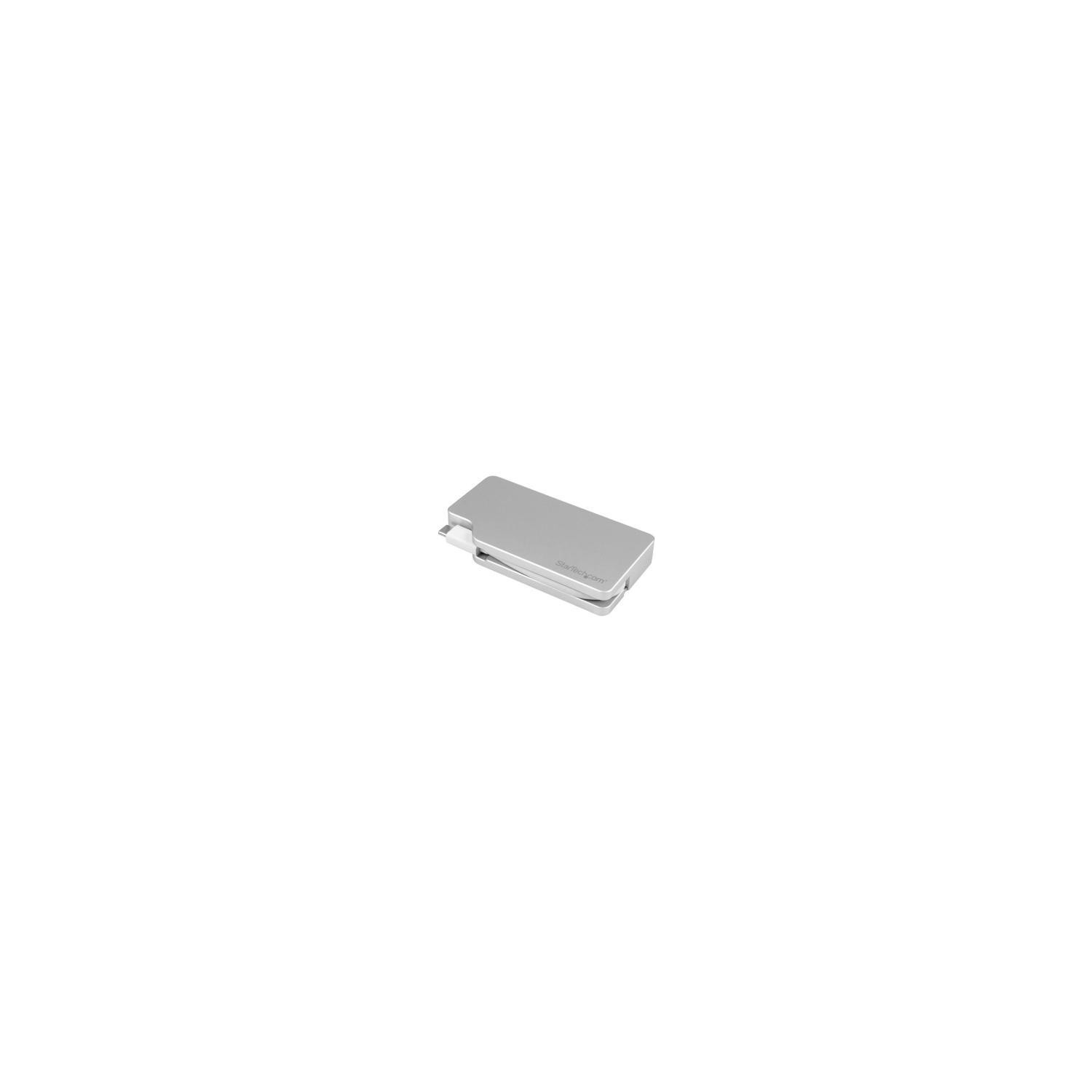 StarTech USB-C Multiport Video Adapter - 4-in-1 USB-C Adapter - Silver