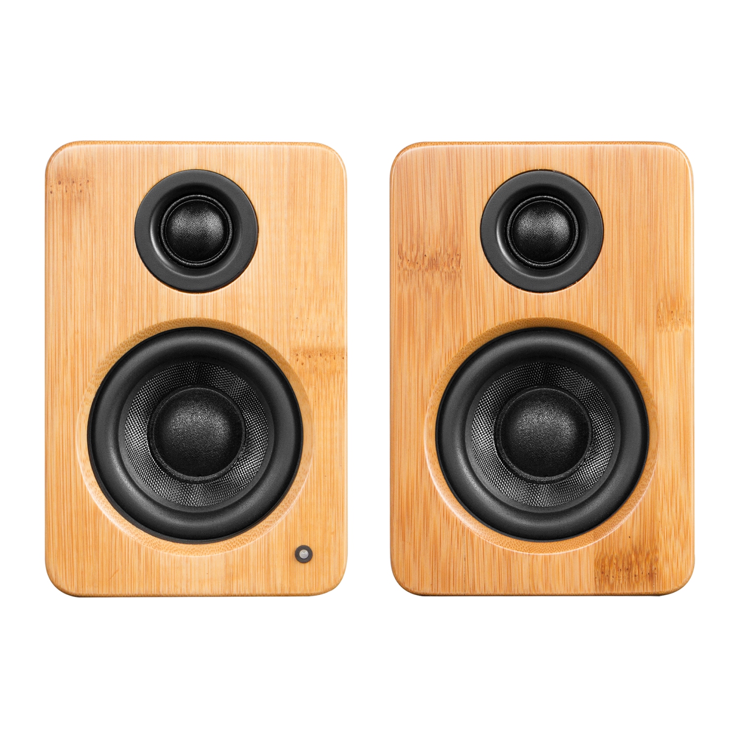Kanto YU2 Powered Desktop Speakers, Bamboo