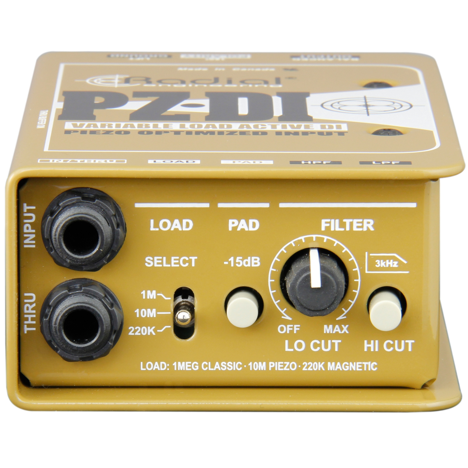 Radial PZ-DI Orchestral Instrument DI