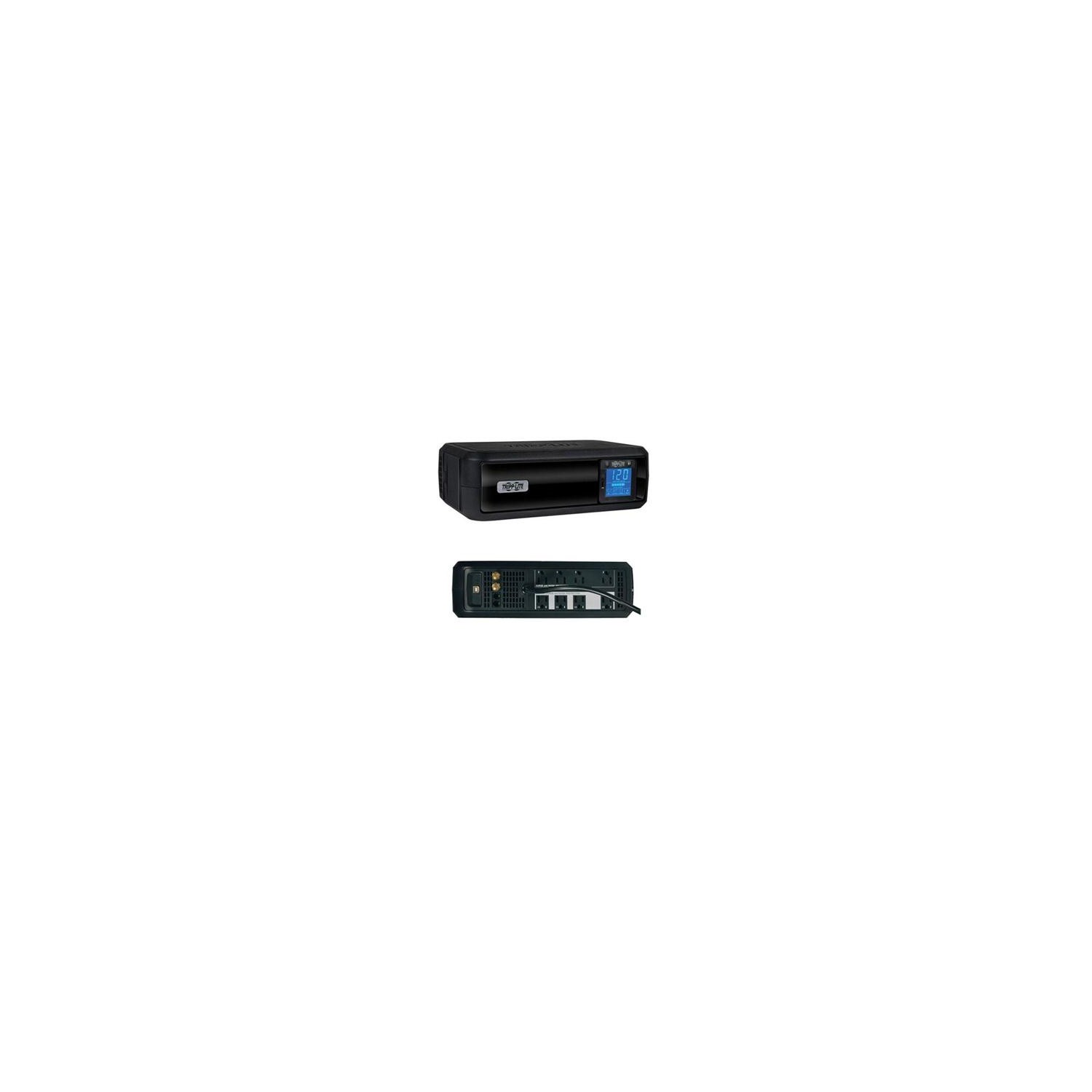 TRIPP LITE SMARTPRO LCD 120V 1000 VA 500 WATTS LINE-INTERACTIVE UPS, AVR, TOWER, USB, TEL / DSL / COAX PROTECTION, 8 OUT