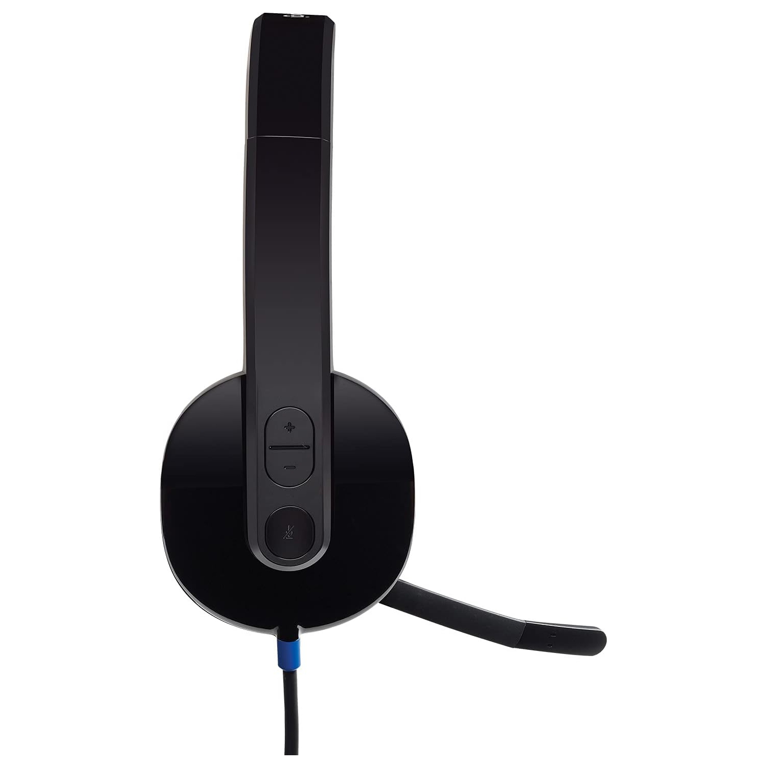 Casque d'écoute USB H540 de Logitech avec coussinets en similicuir doux et son stéréo