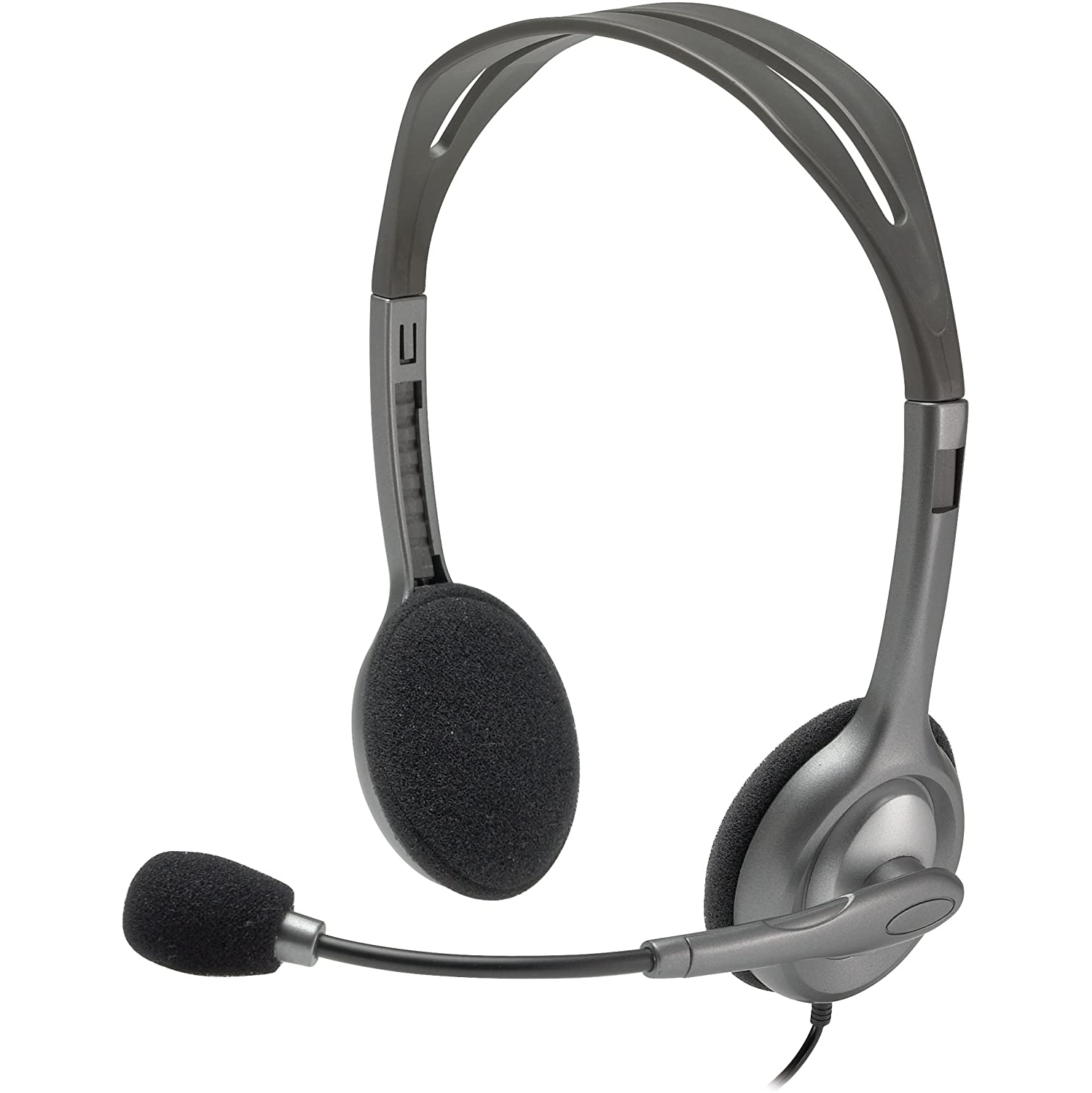 Logitech H111 Wired Stereo Headset - Grey