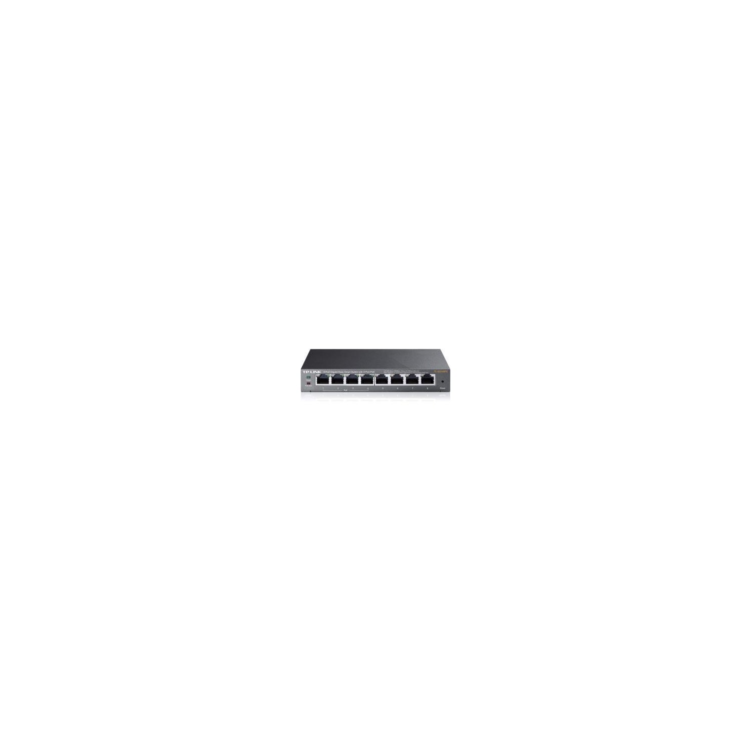 TP-LINK SWITCH TL-SG108PE 8-PORT 10/100/1000MBPS RJ45 GIGABIT EASY SMART SWITCH WITH 4-PORT POE RETAIL