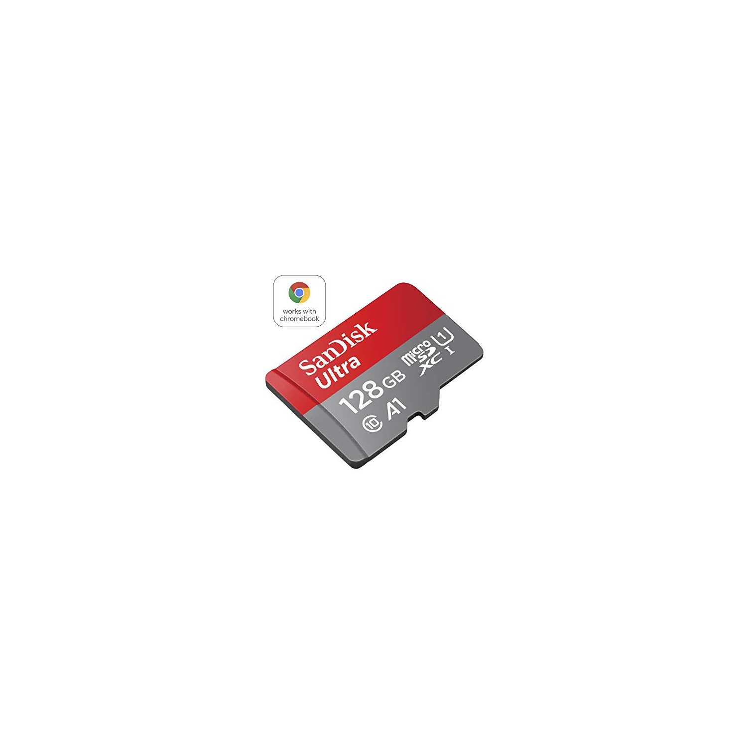 Carte mémoire microSDXC UHS-I 128&nbsp;Go Ultra de SanDisk avec adaptateur - 100MB Mo/s, C10 Go, U1 Go, HD intégrale, A1 Go carte microSD -