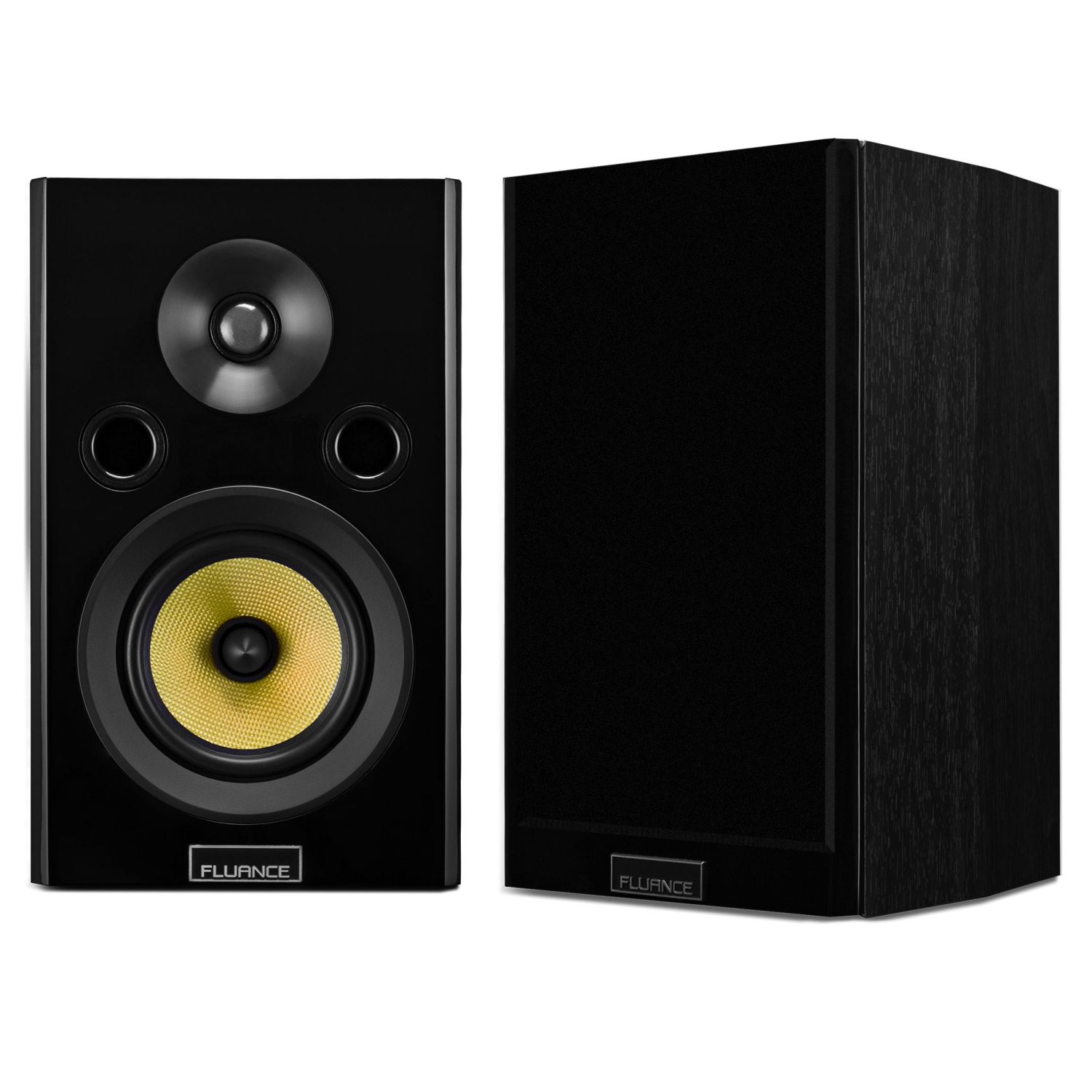 Fluance Signature HiFi Compact Surround Sound Home Theater 5.0 Channel System - Black Ash
