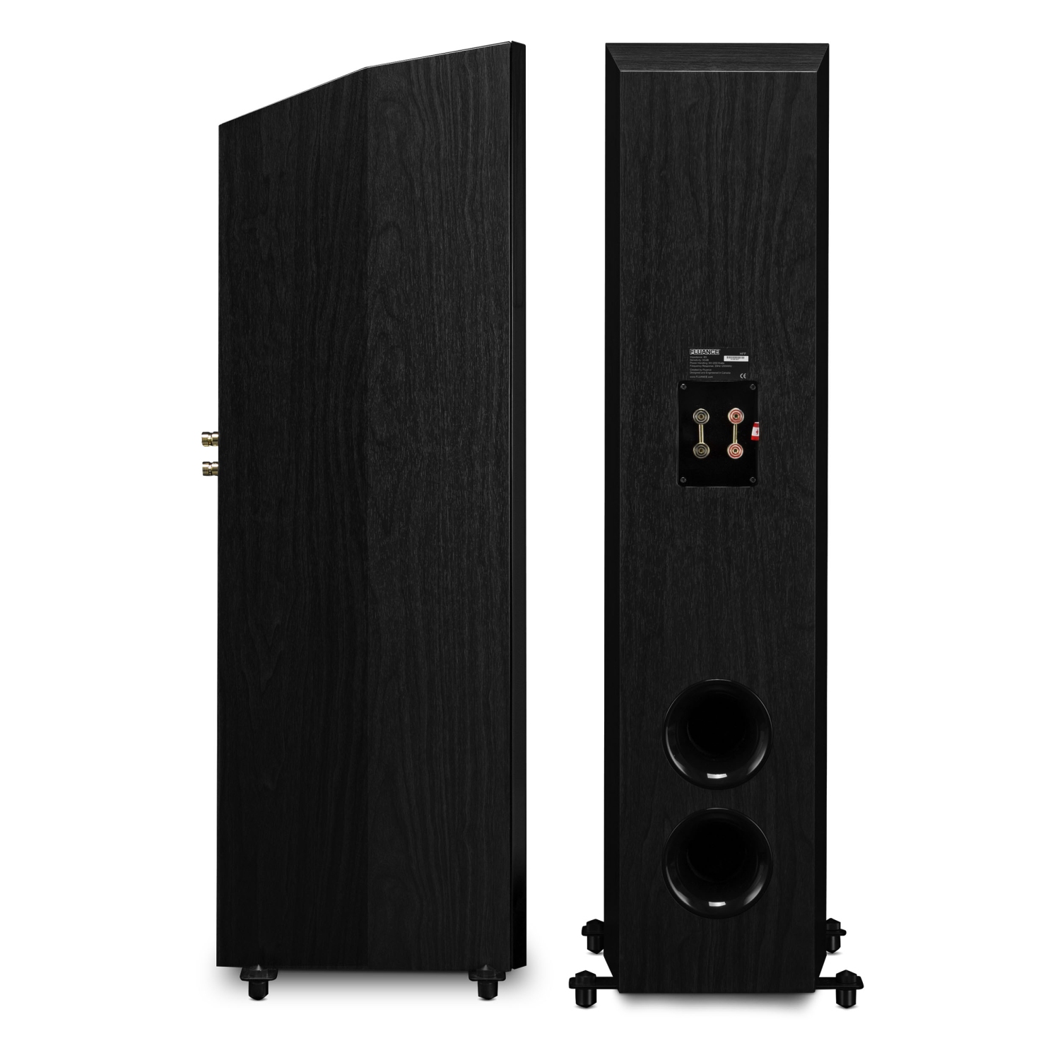 Fluance Signature HiFi Surround Sound Home Theater 5.1 Speaker System - Black Ash