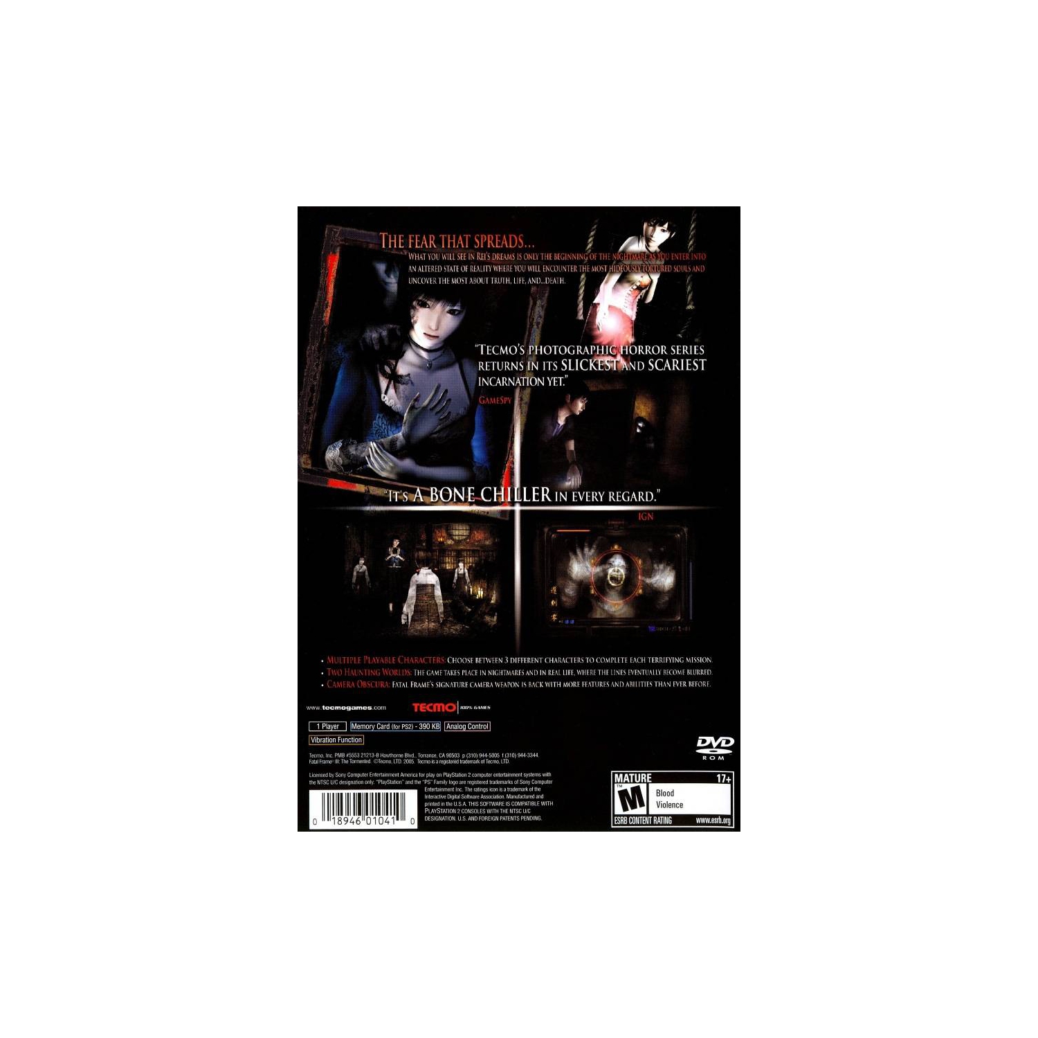 Fatal Frame III 3 : Le tourmenté