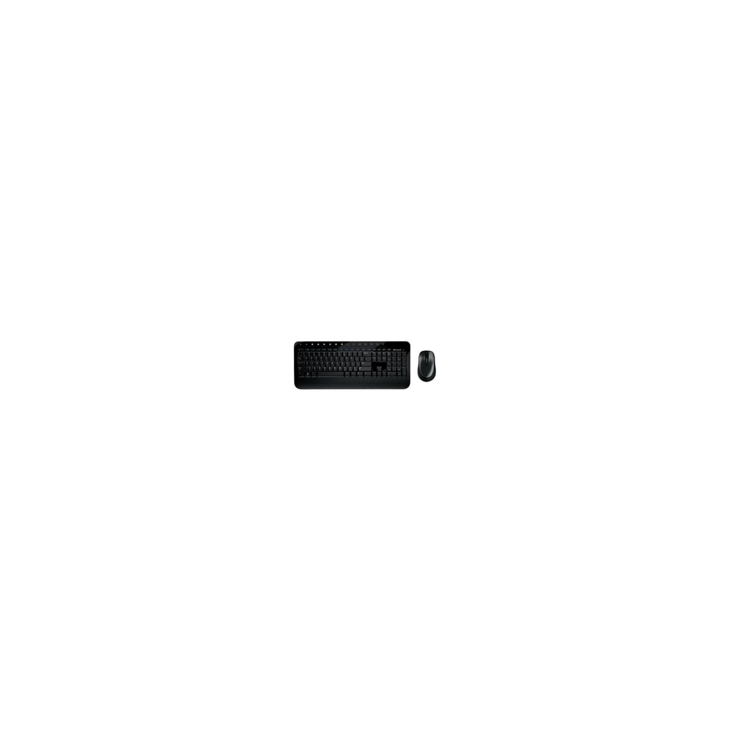 MICROSOFT WIRELESS DESKTOP 2000 M7J-00003 BLACK 105 NORMAL KEYS USB RF WIRELESS ERGONOMIC KEYBOARD & MOUSE FRENCH
