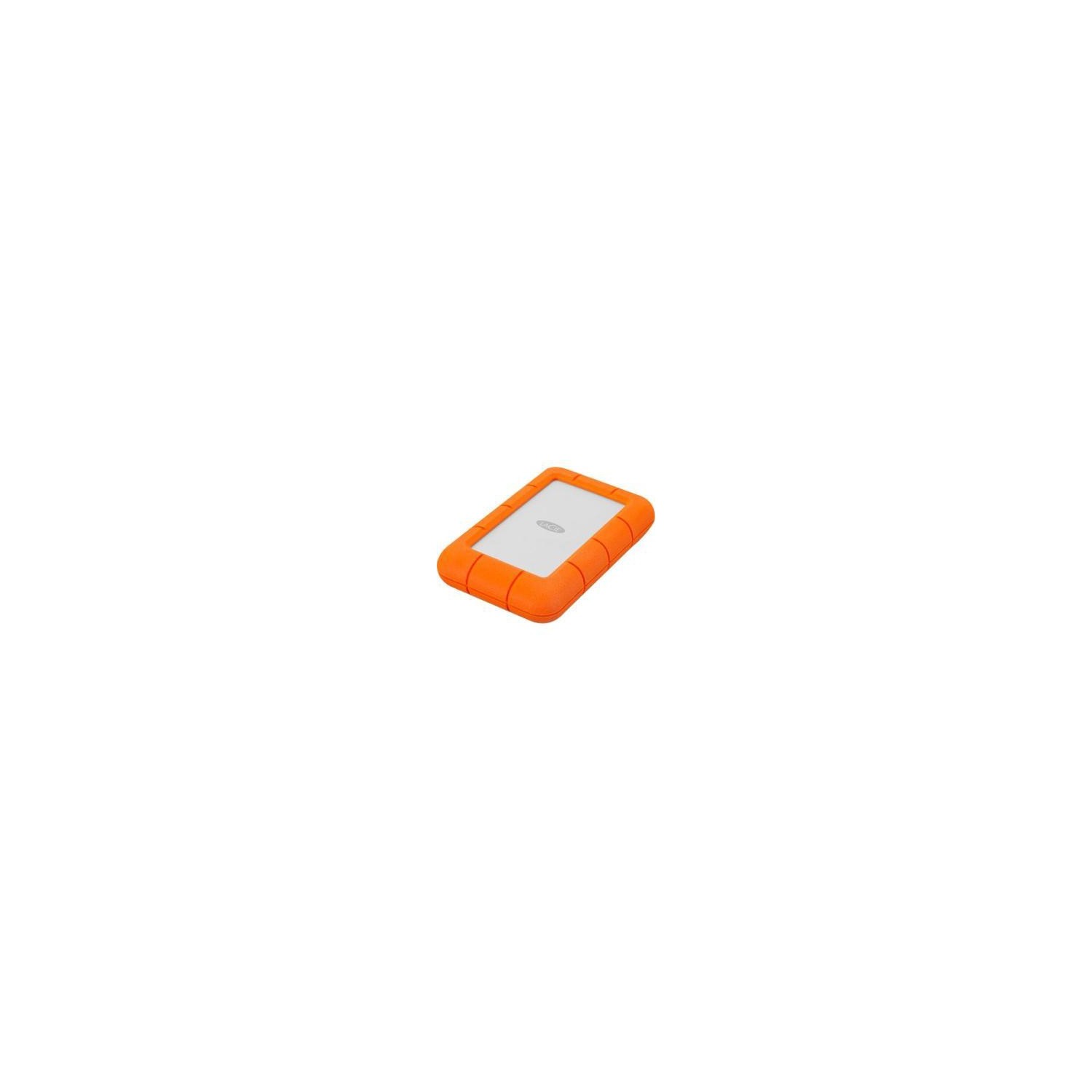 LACIE 4TB RUGGED MINI EXTERNAL HARD DRIVE USB 3.0 MODEL LAC9000633 ORANGE