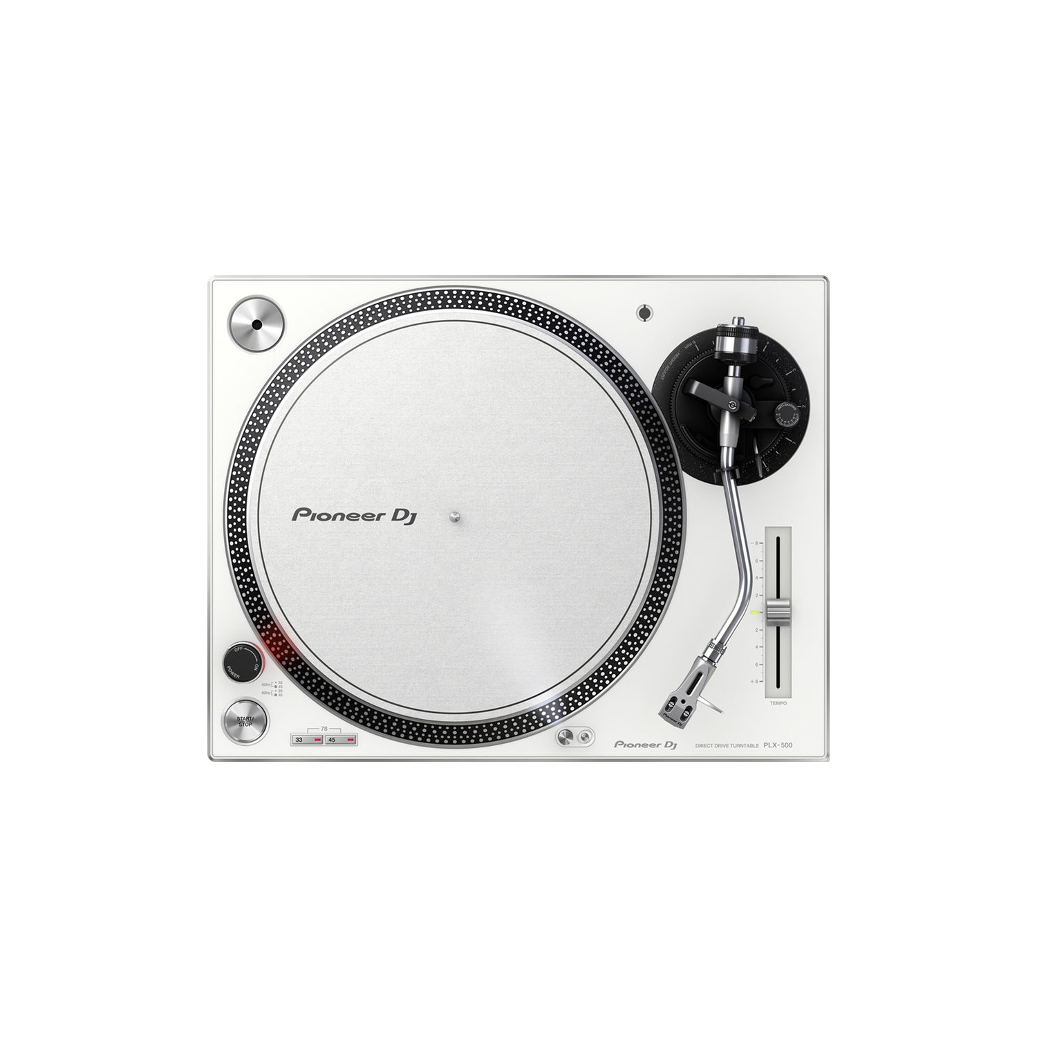 Pioneer PLX-500-W High-Torque, Direct Drive Turntable (white)