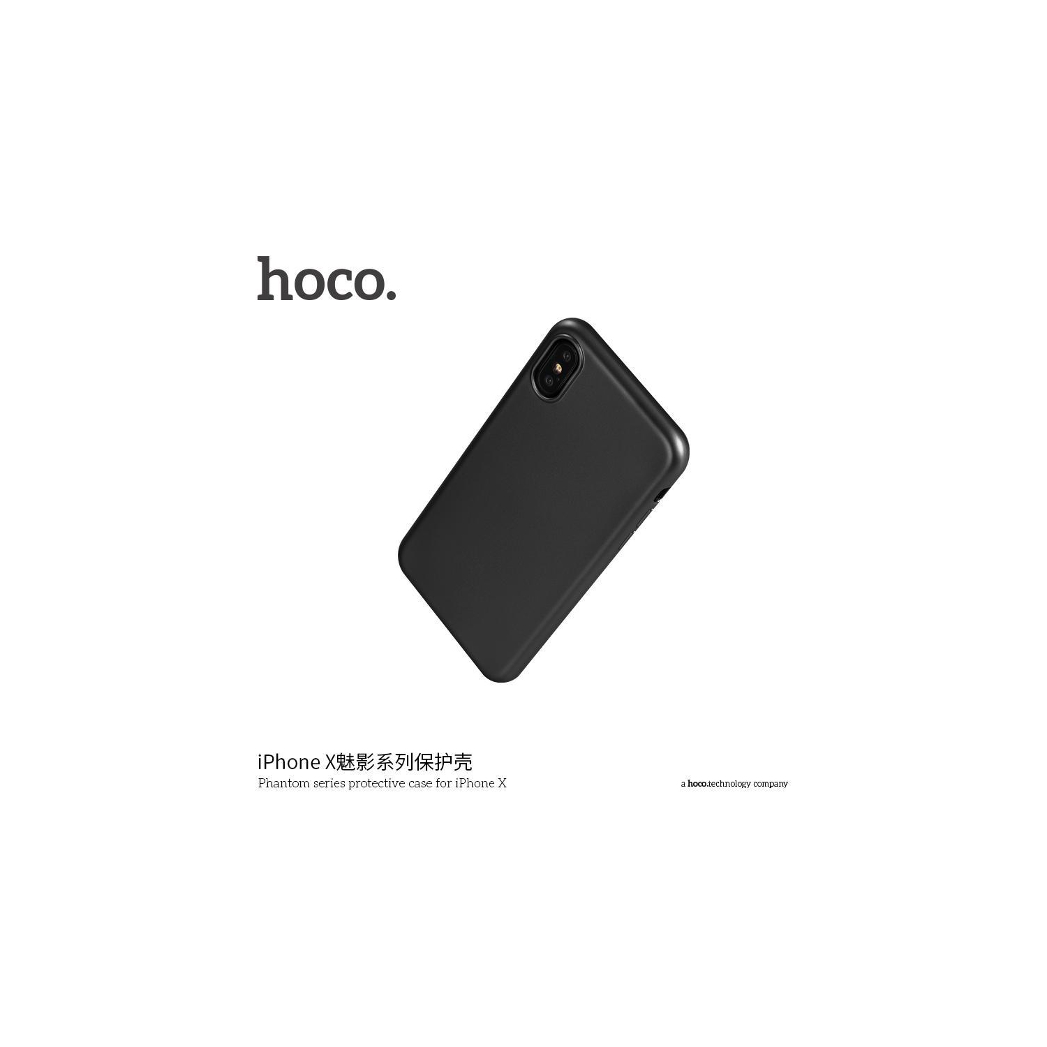 HOCO Phantom series protective case for iPHONE X Black