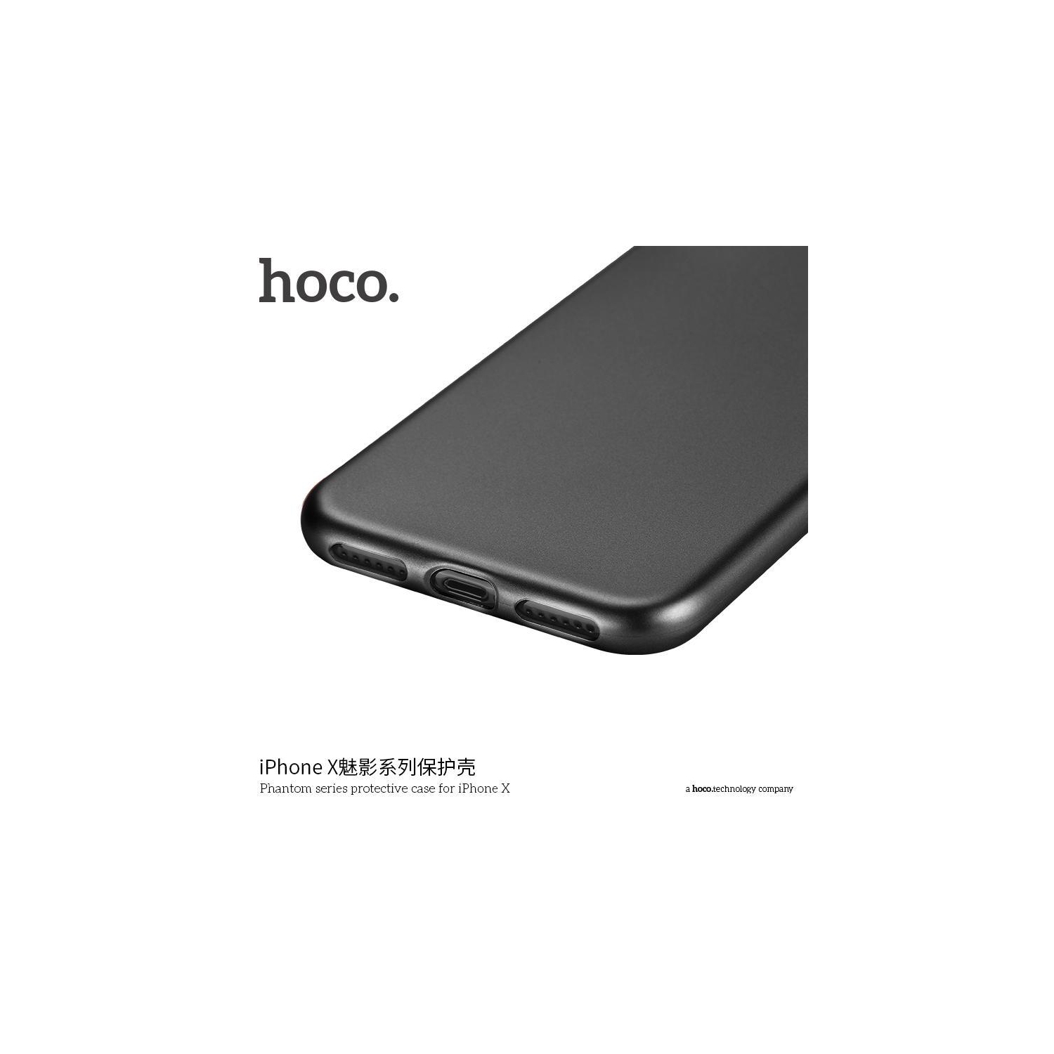 HOCO Phantom series protective case for iPHONE X Black