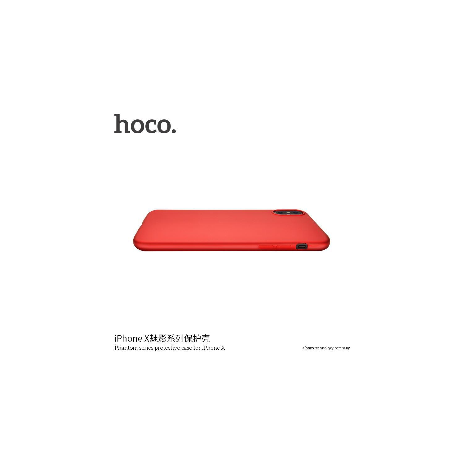 HOCO Phantom series protective case for iPHONE X Red