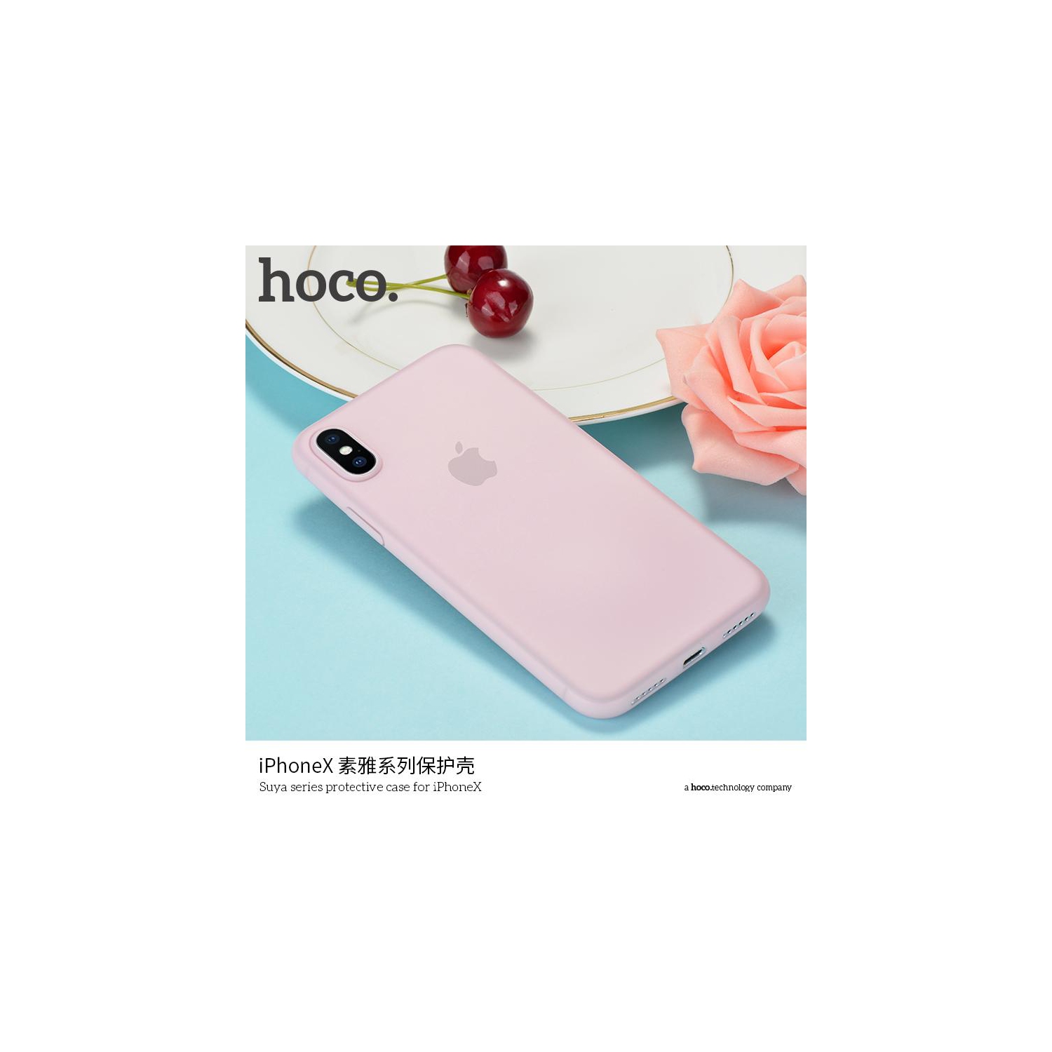 HOCO Suya series protective case for iPHONE X Pink