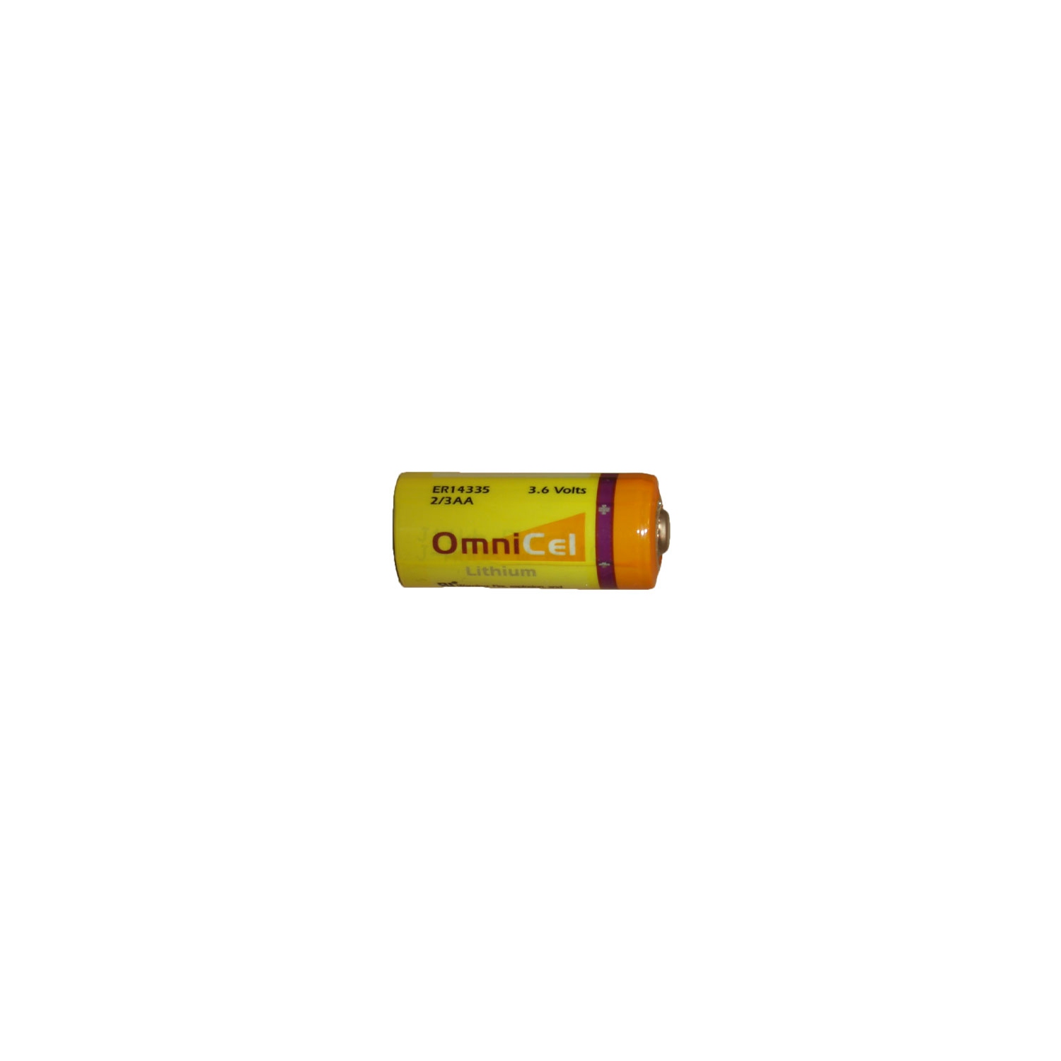 2/3 AA Omnicel 3.6 Volt Primary Lithium Battery (1650 mAh)