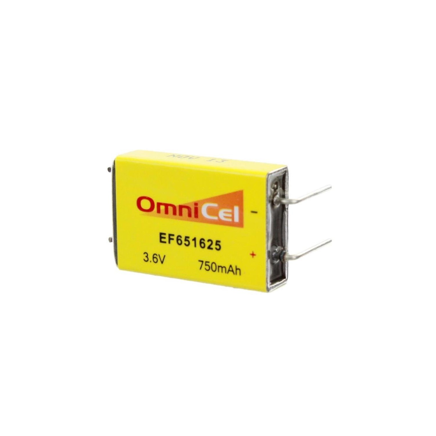 OmniCel 3.6V 750 mAh Prismatic High Energy Lithium Battery