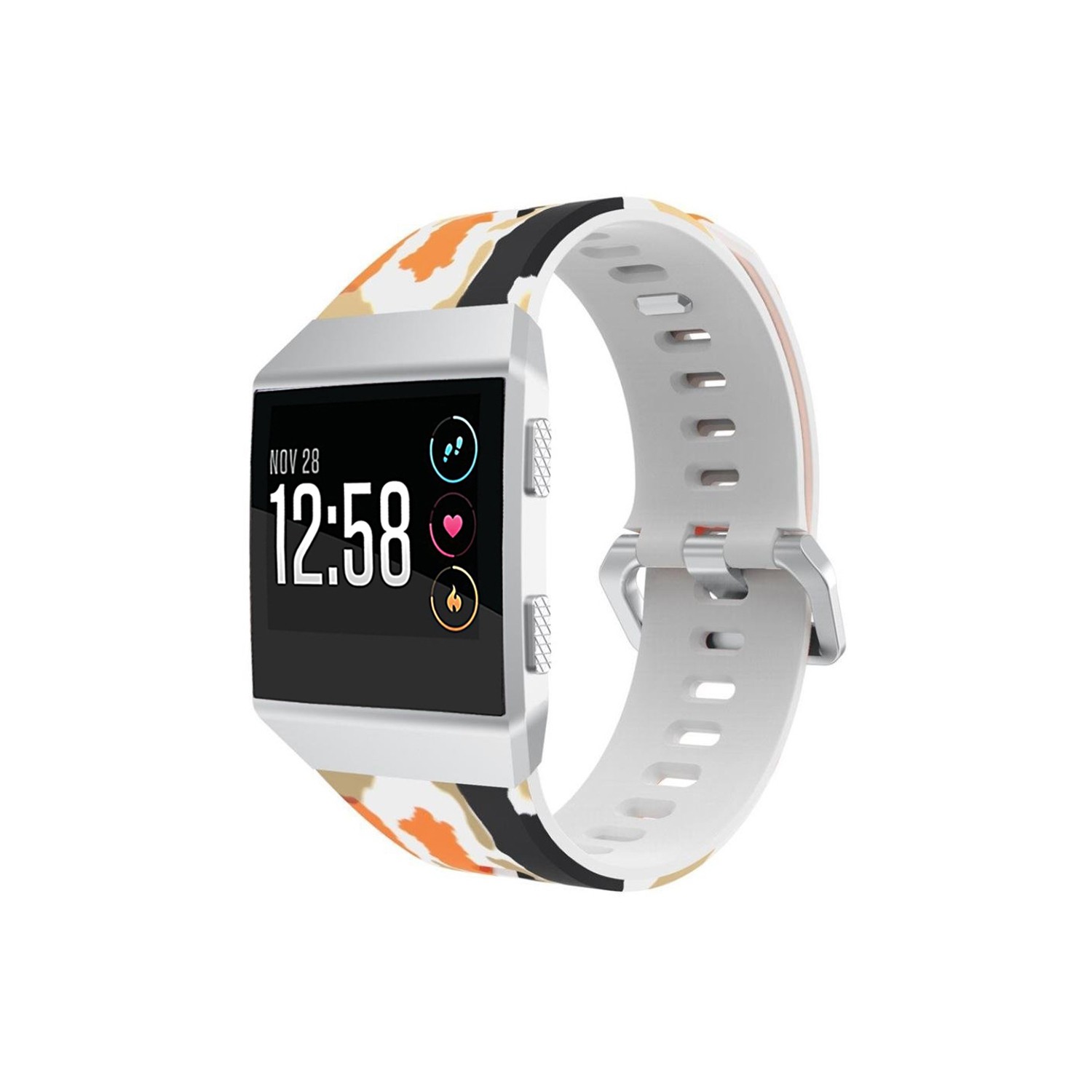 StrapsCo Camo Watch Strap Band for Fitbit Ionic in Tan