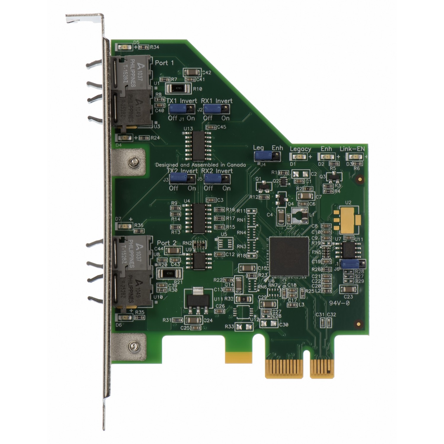 Axxon LF882KB PCI Express 2 Port Fiber Optic Adapter Card