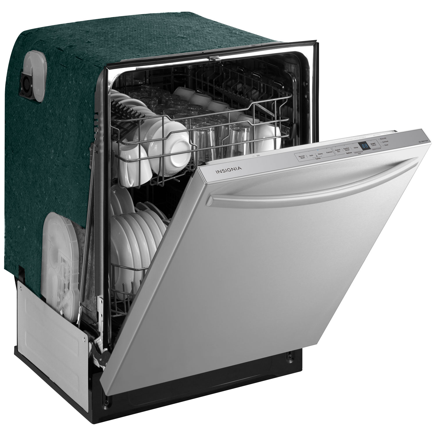 Lave-vaisselle encastrable 24 po 51 dB avec cuve en inox d'Insignia - Inox - Exclusivité Best Buy